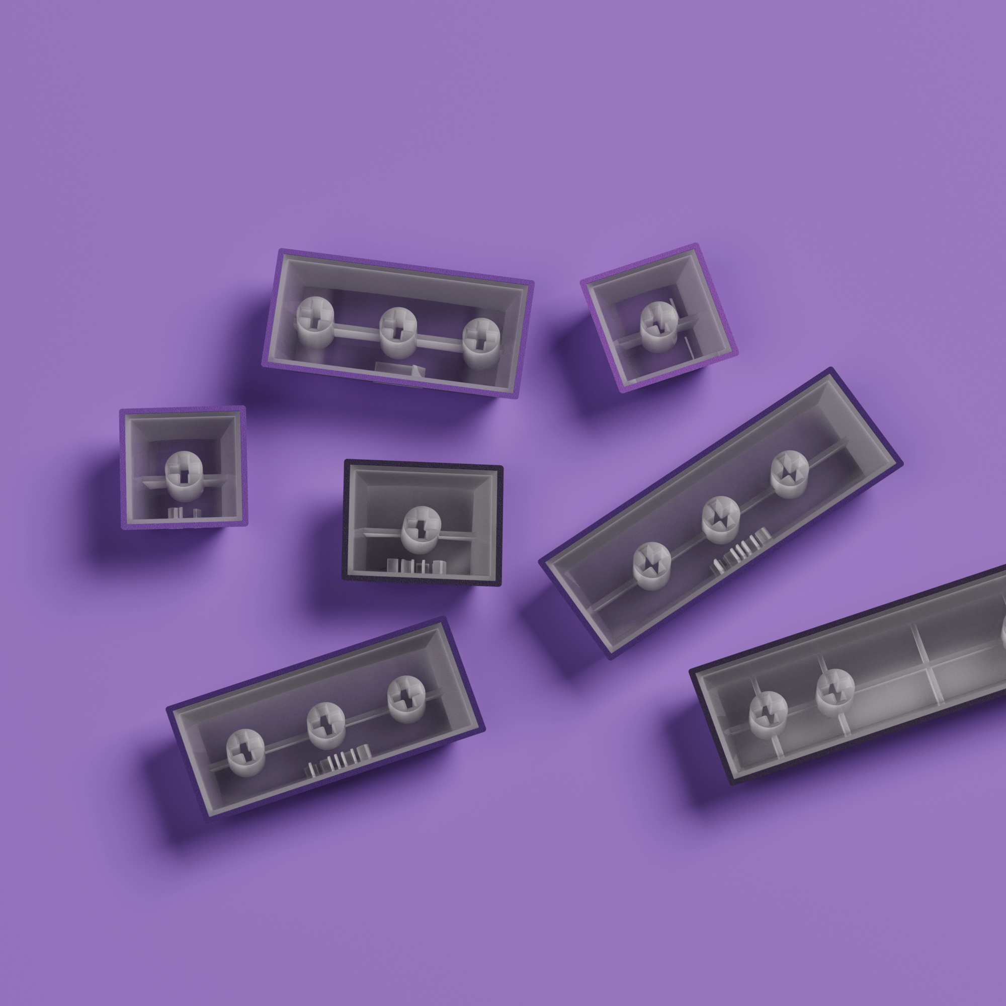 Akko Purple Gradient Keycap Set MX-Switch