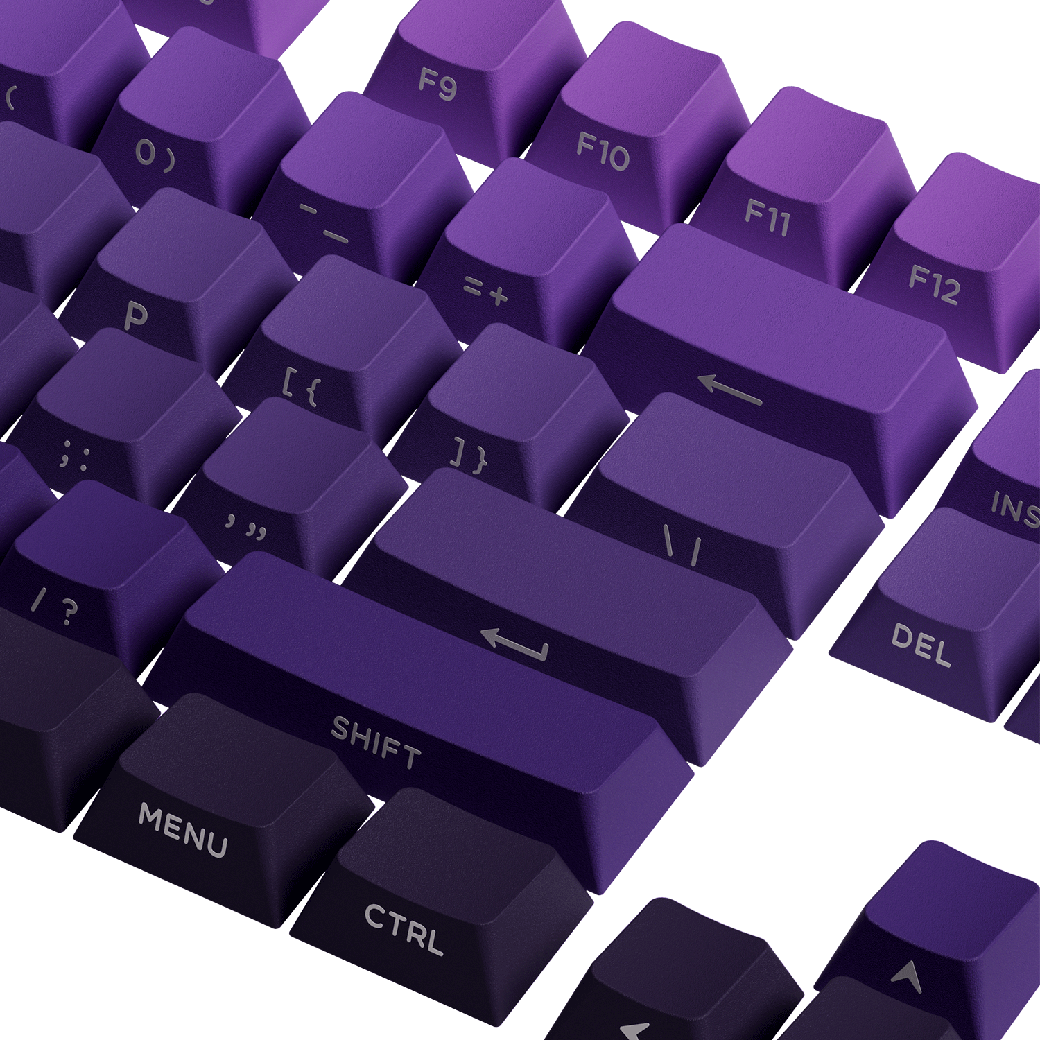 Purple Gradient Keycap Set Key Details