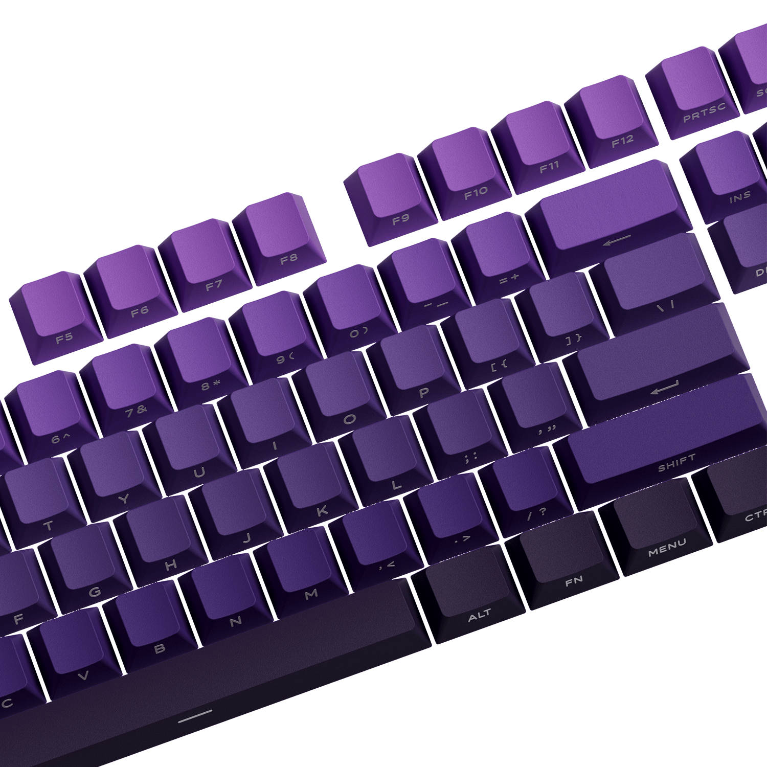 Purple Gradient Keycap Set Key Details