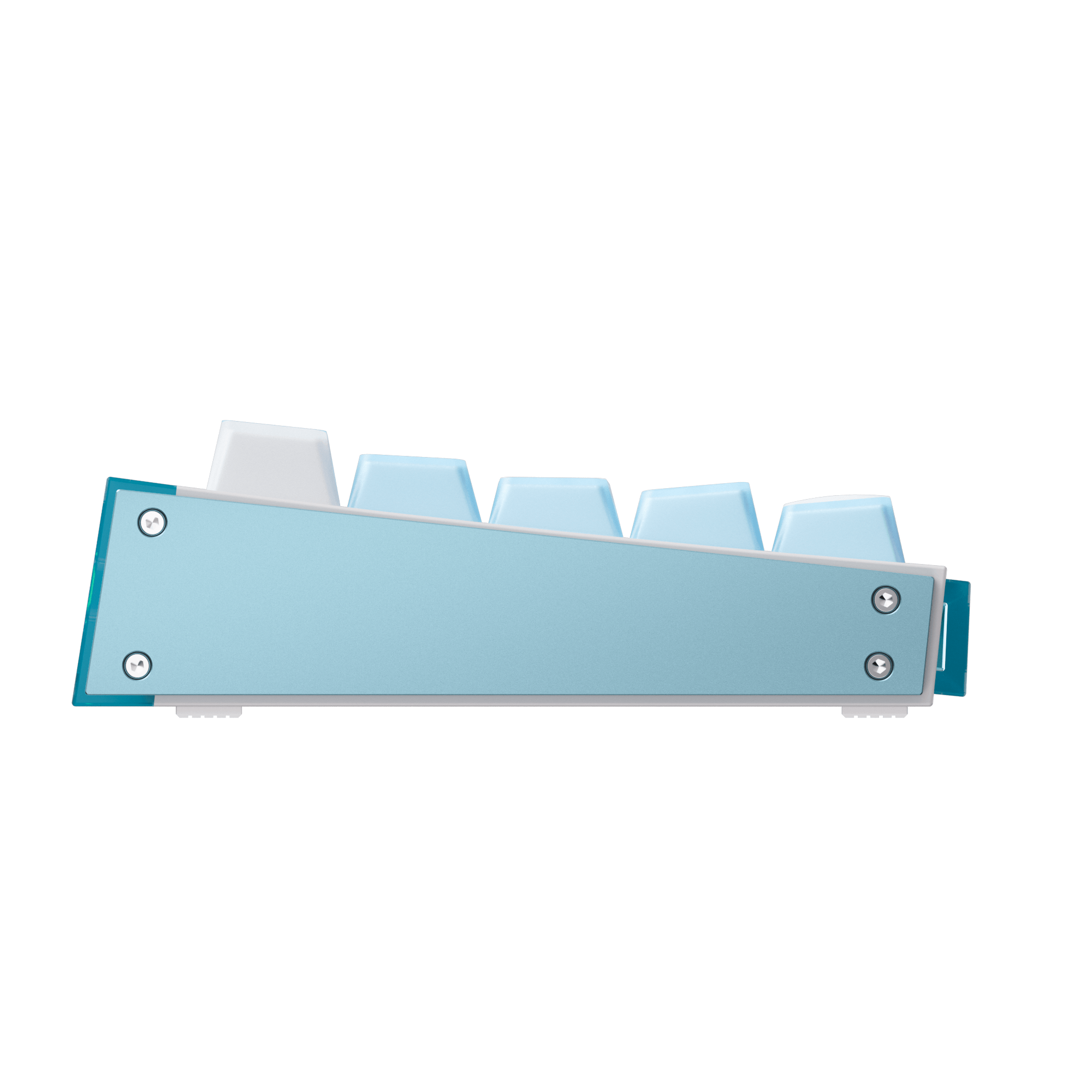 Akko Ray68 HE Magnetic Keyboard Misty Blue Side Details