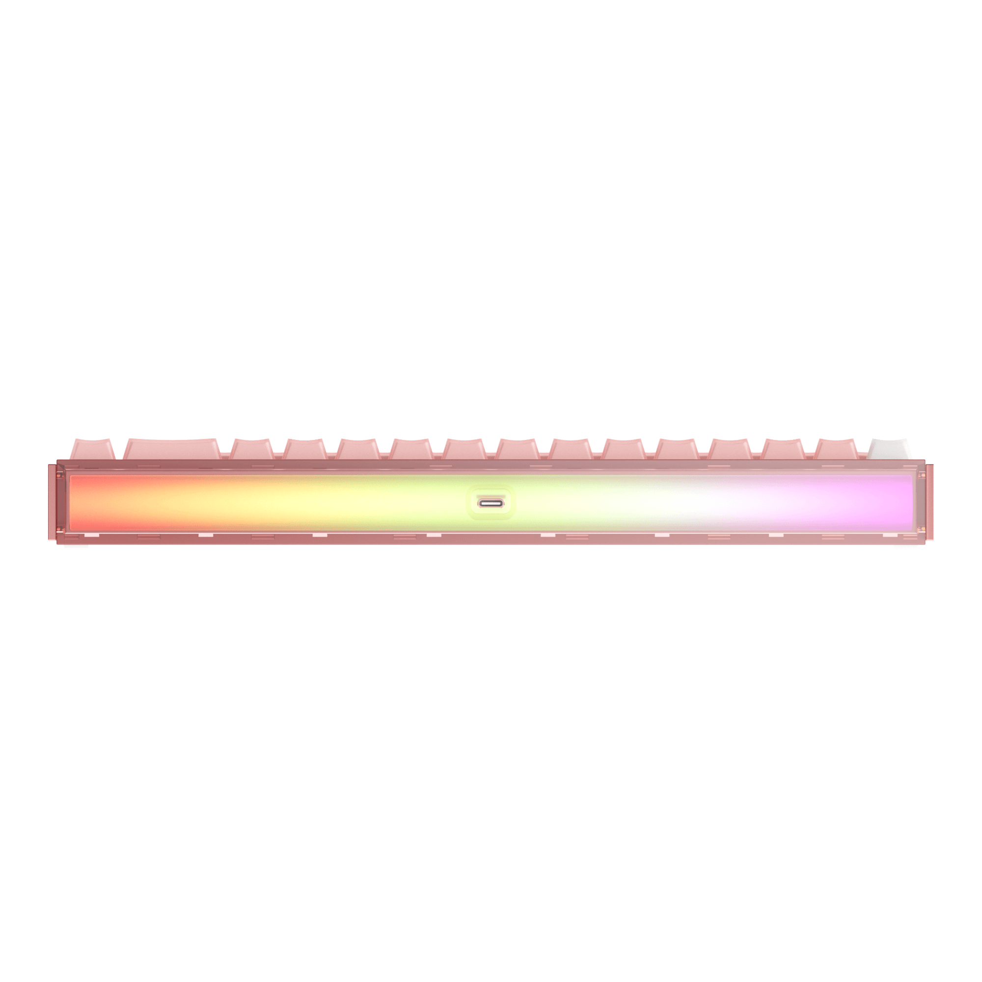 Akko Ray68 HE Magnetic Keyboard Misty Pink Right RGB