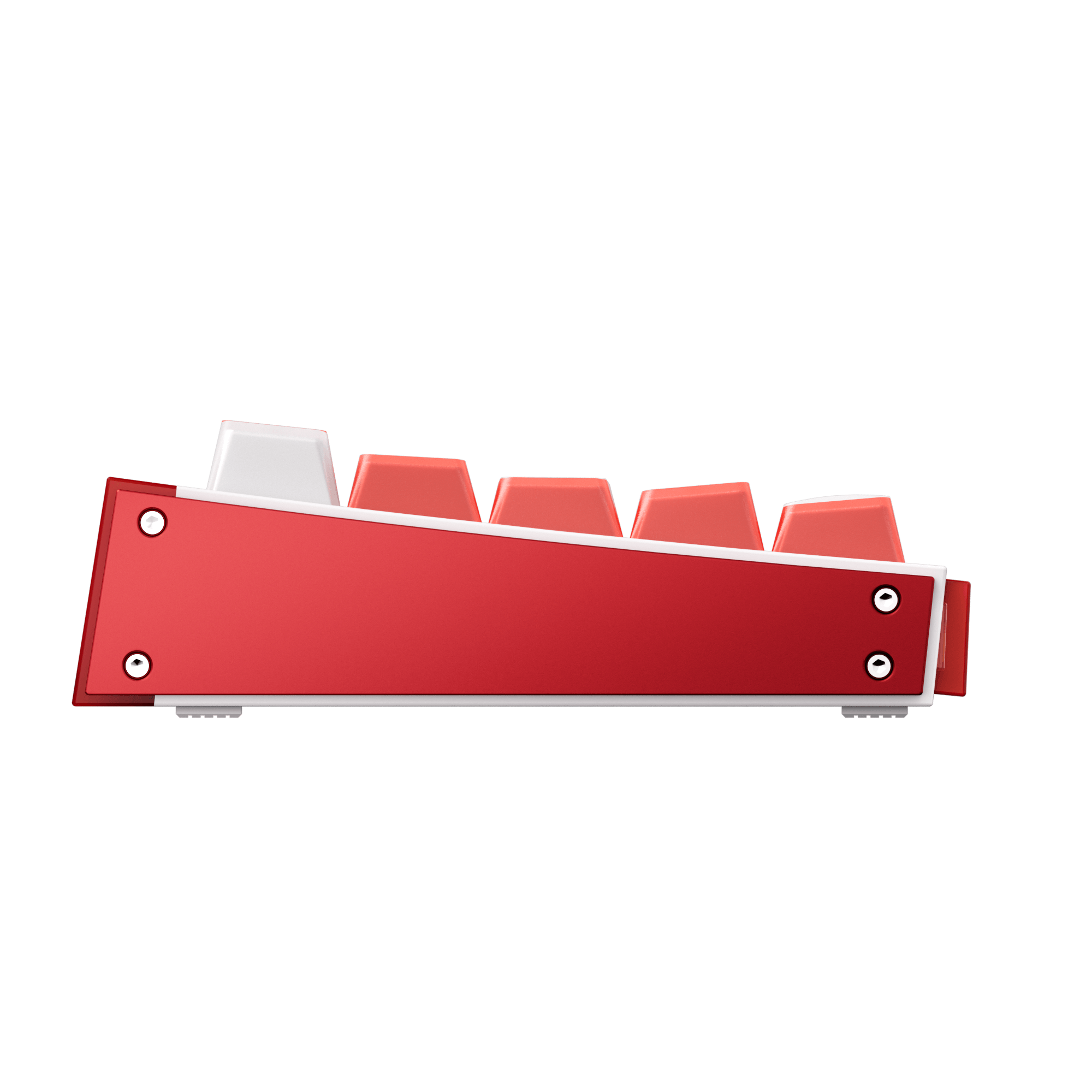 Akko Ray68 HE Magnetic Keyboard Misty Red Side Details