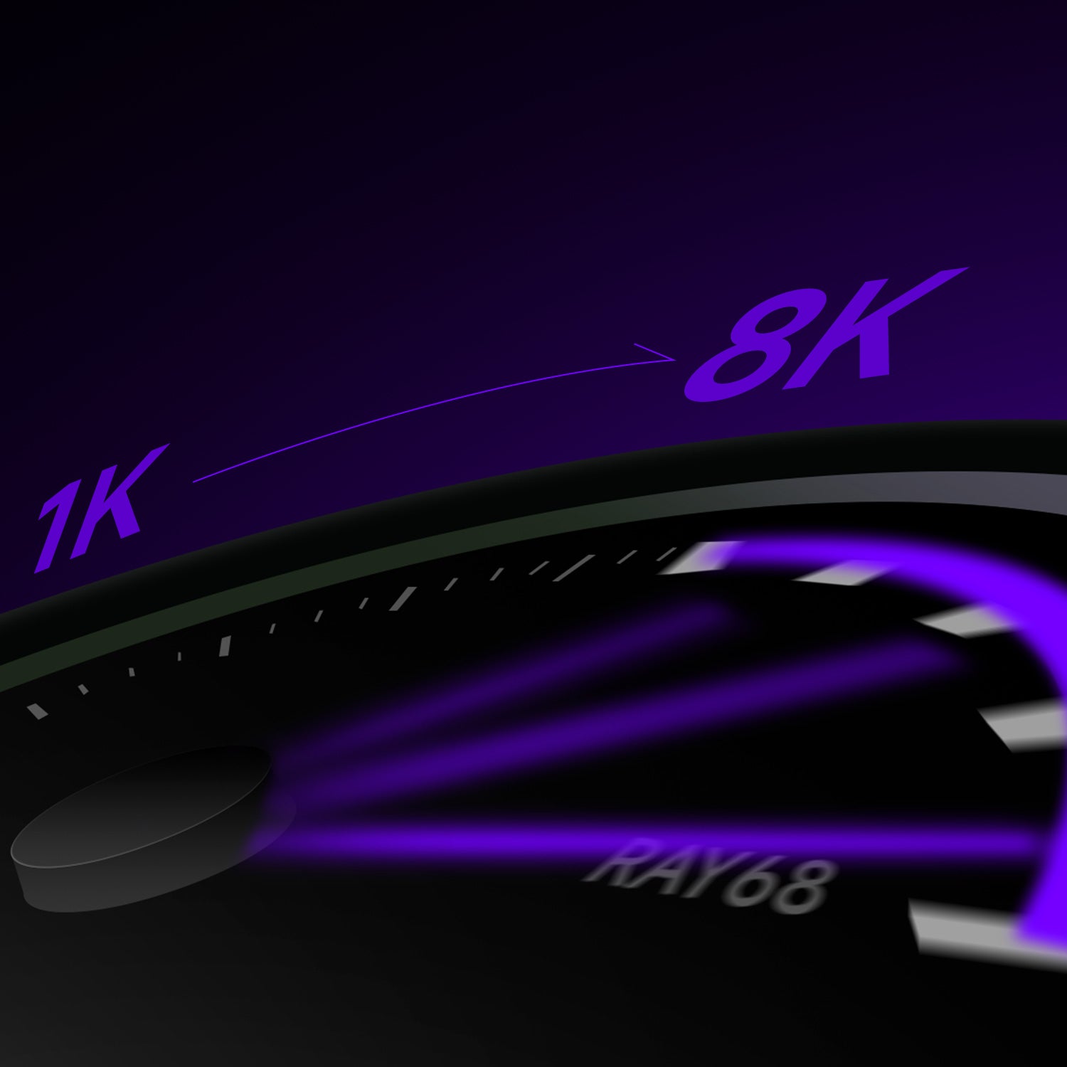 Akko Ray68 8000HZ Polling Rate