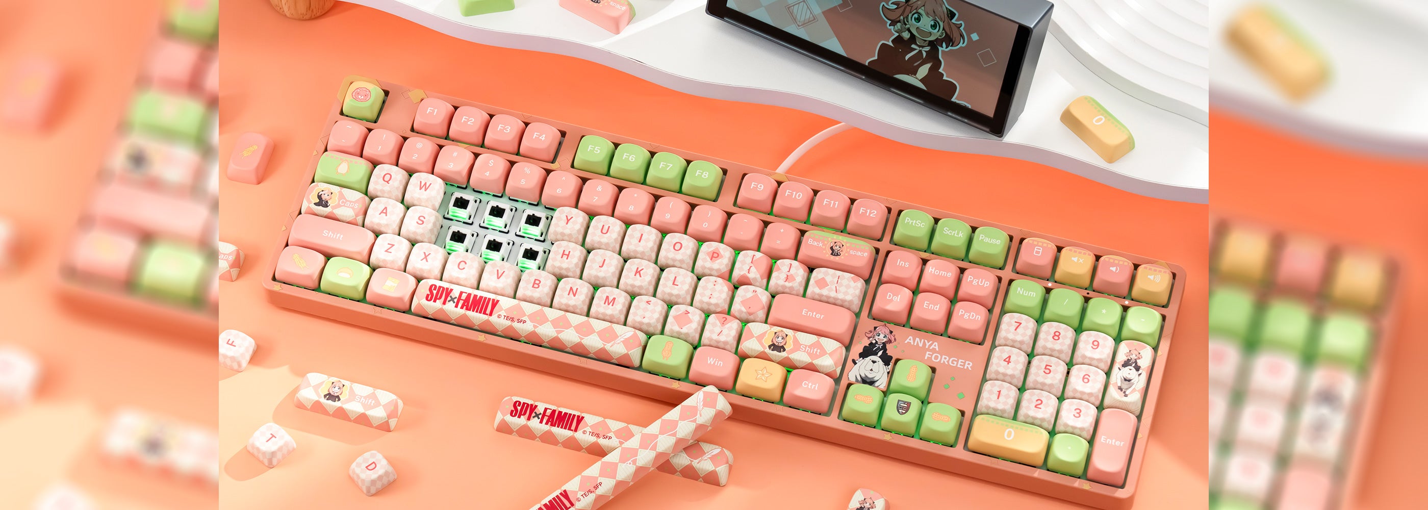 Akko Spy × Family 5108B Plus Mechanical Keyboard