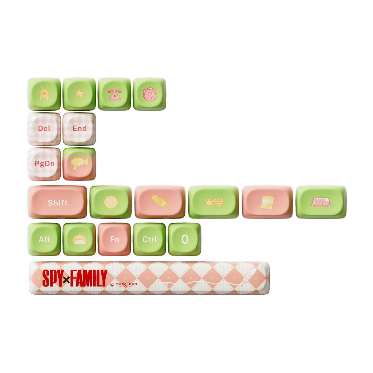 Akko Spy × Family Keycap Special Keys