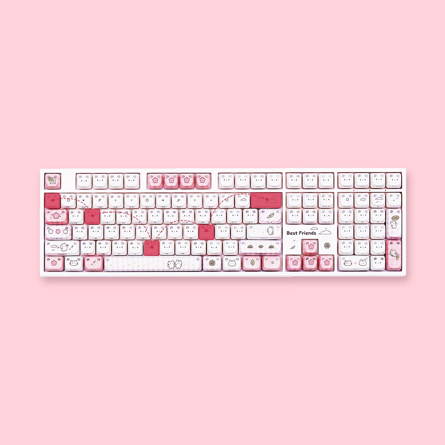 Akko Shiny Kitten 5108 V5 Mechanical Keyboard N Key Rollover