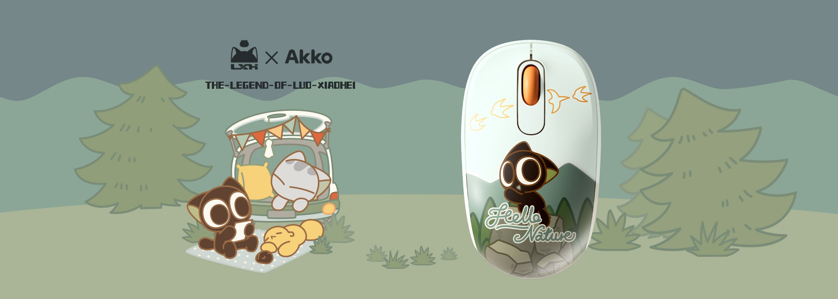 Akko The Legend of Hei Smart1 Wireless Mouse