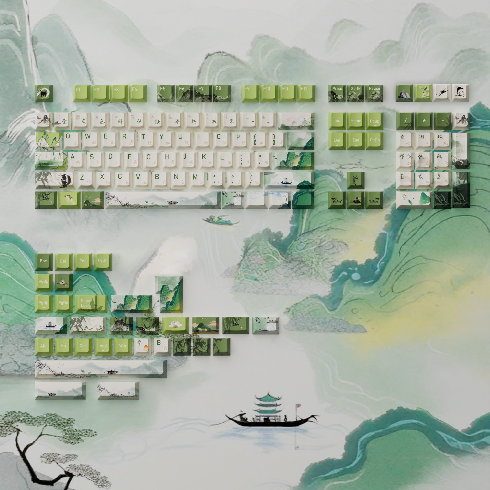 Summer Serenity Keycap Set (140-key)