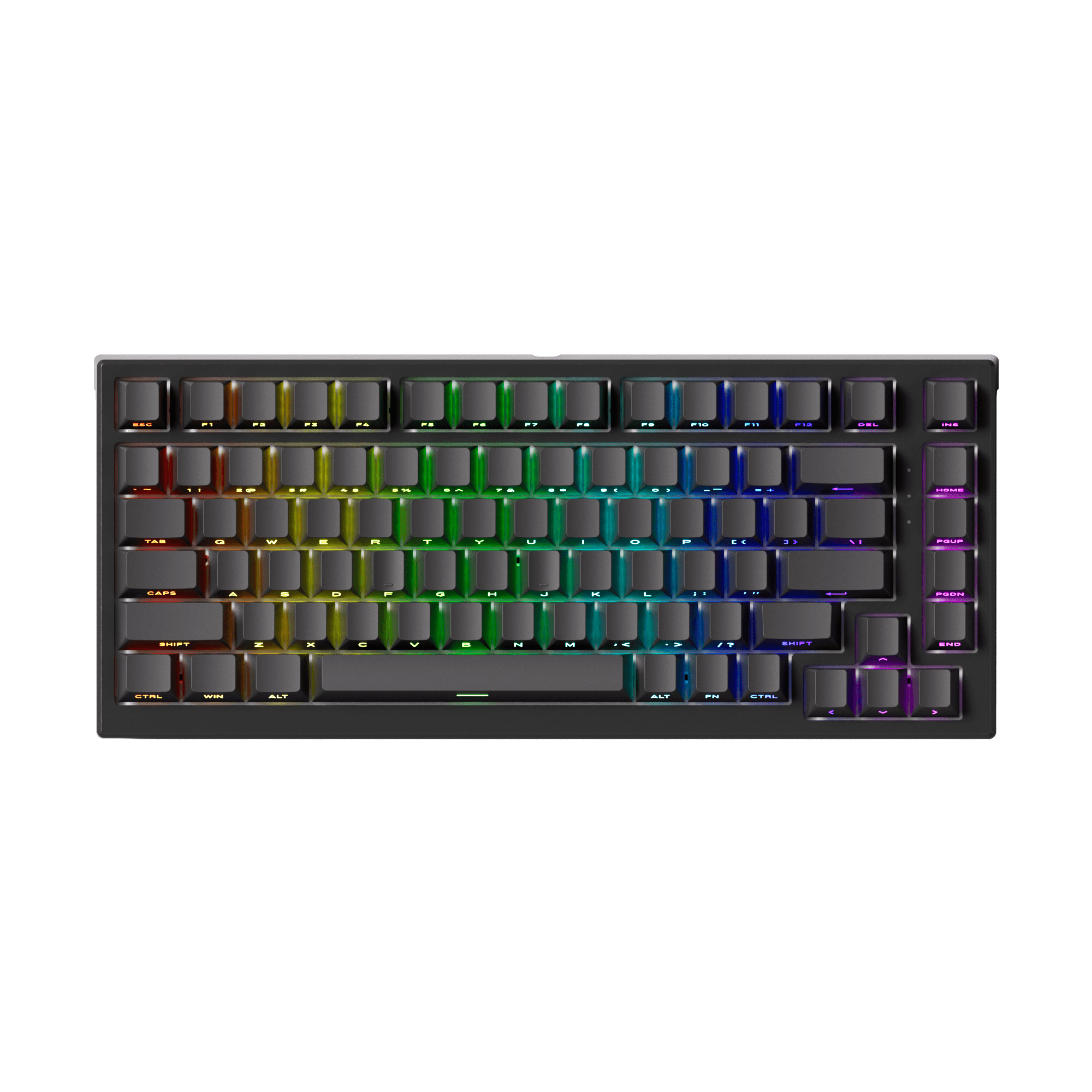 Akko TAC75 HE Shine Through Black RGB