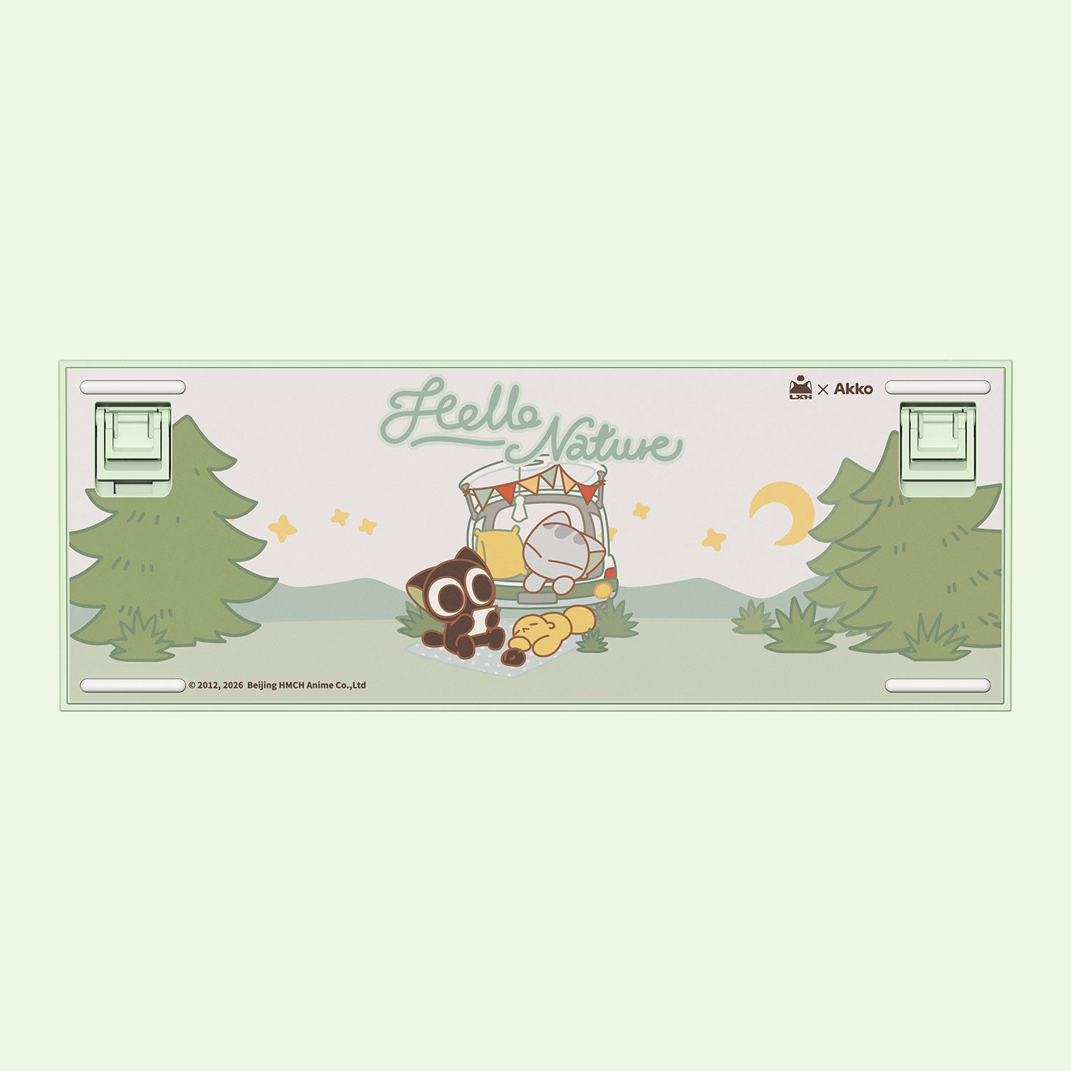 Akko The Legend of Hei 5087 V5 Keyboard Back Details