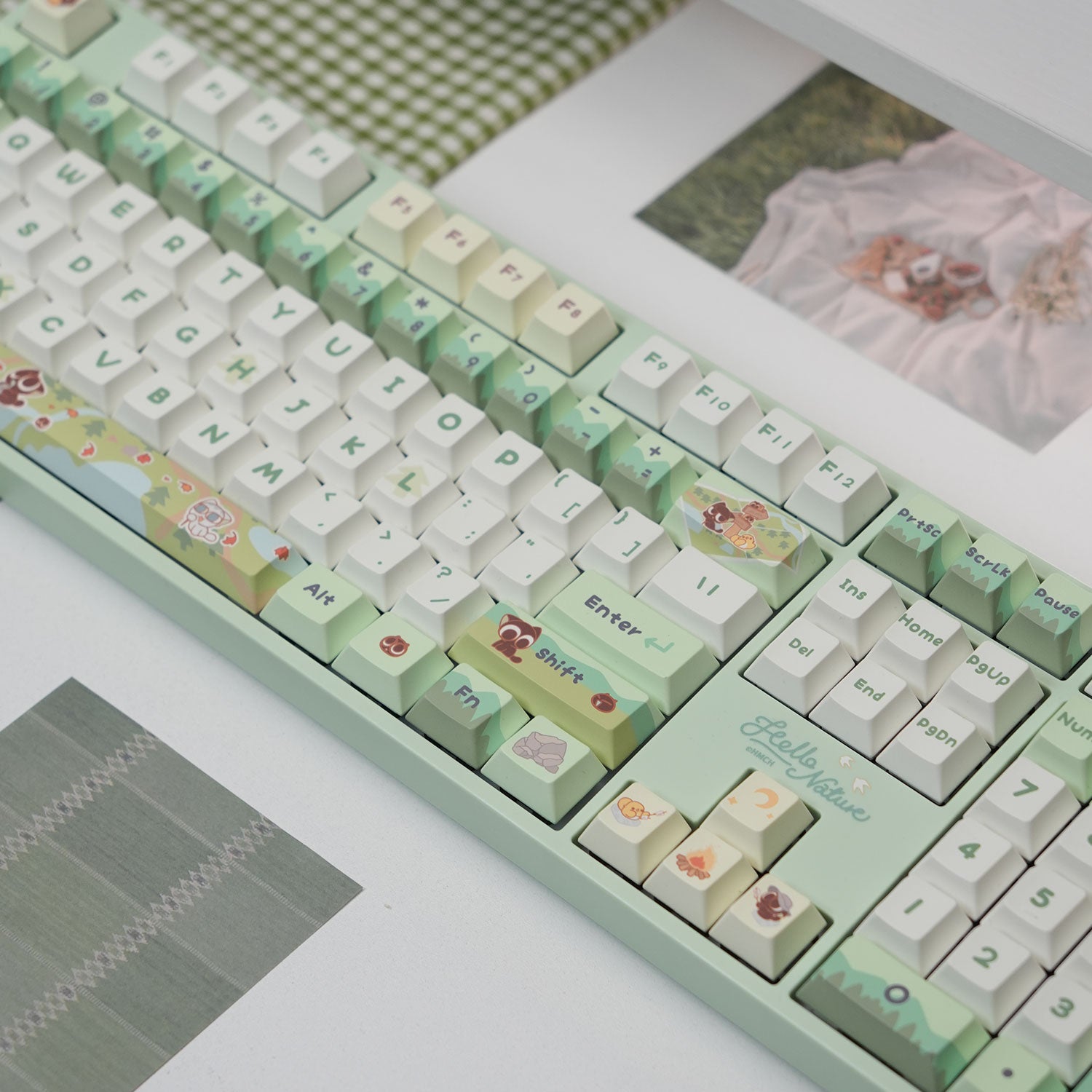 Akko The Legend of Hei 5108 V5 Mechanical Keyboard Keycaps Details