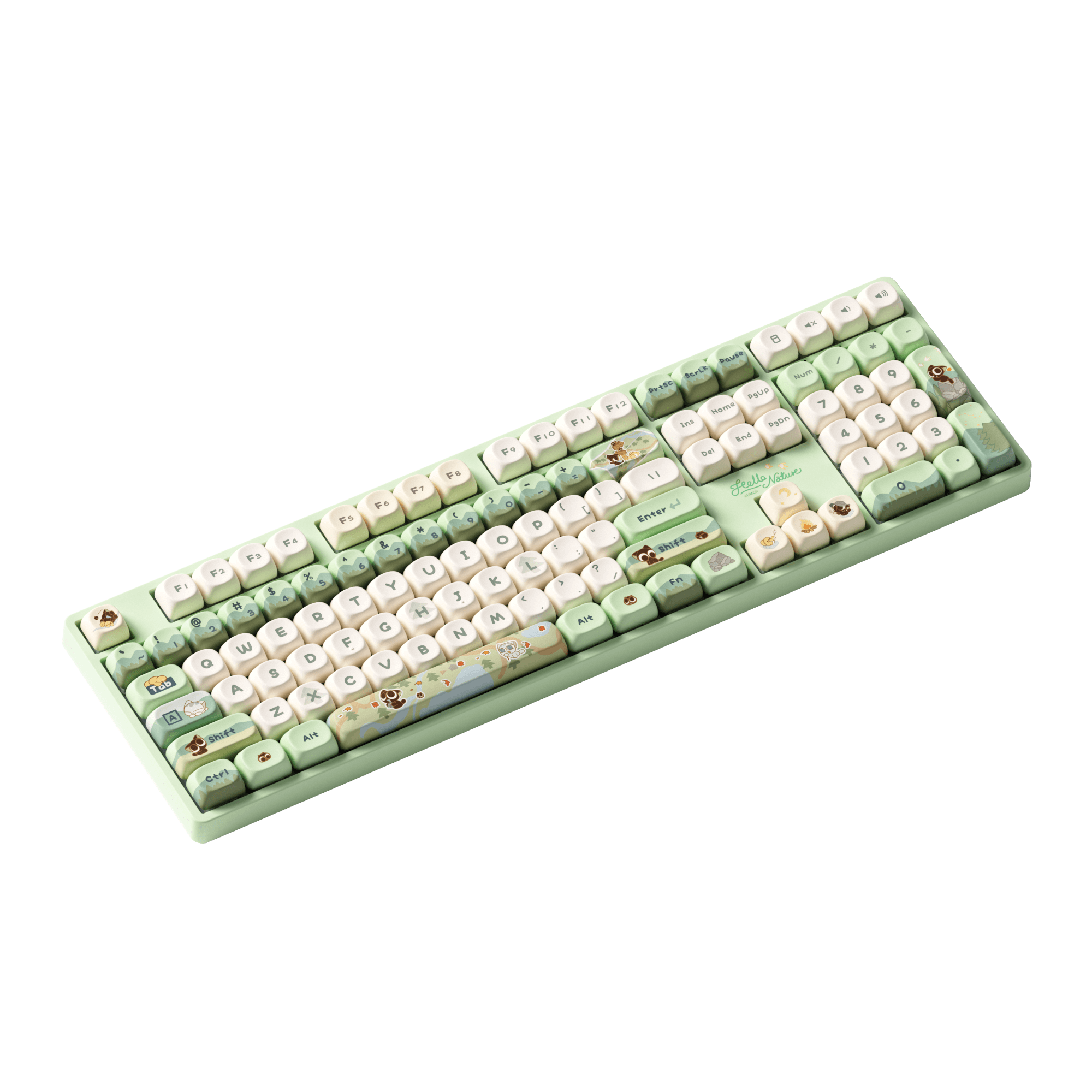 Akko The Legend of Hei 5108B Plus Mechanical Keyboard Left Side Details