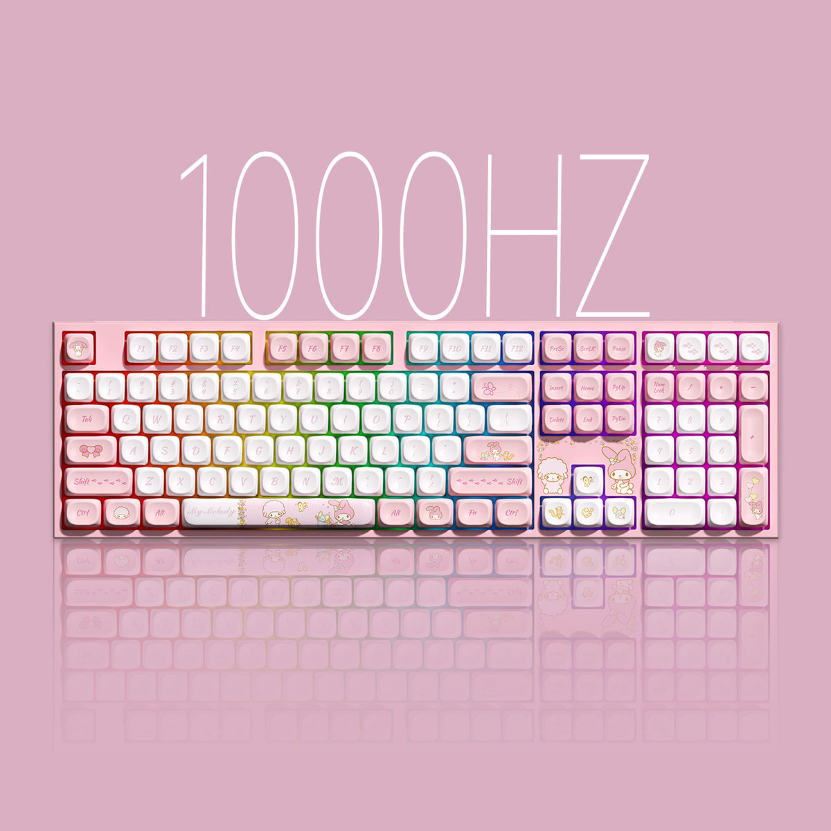 Akko My Melody 5108 V5 Mechanical Keyboard 1000Hz Polling Rate