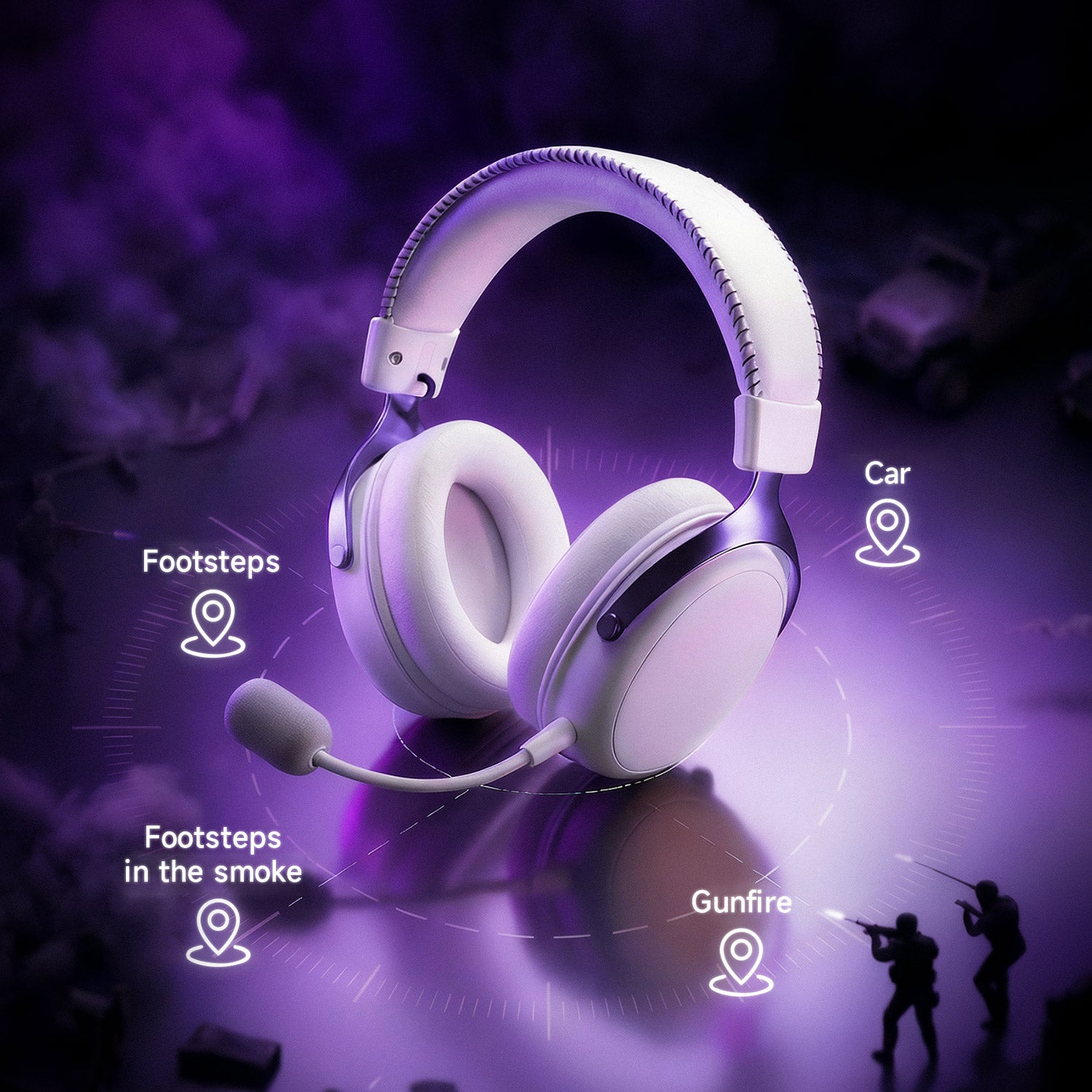 Akko Verge Gaming Headset Ultra-low Latency