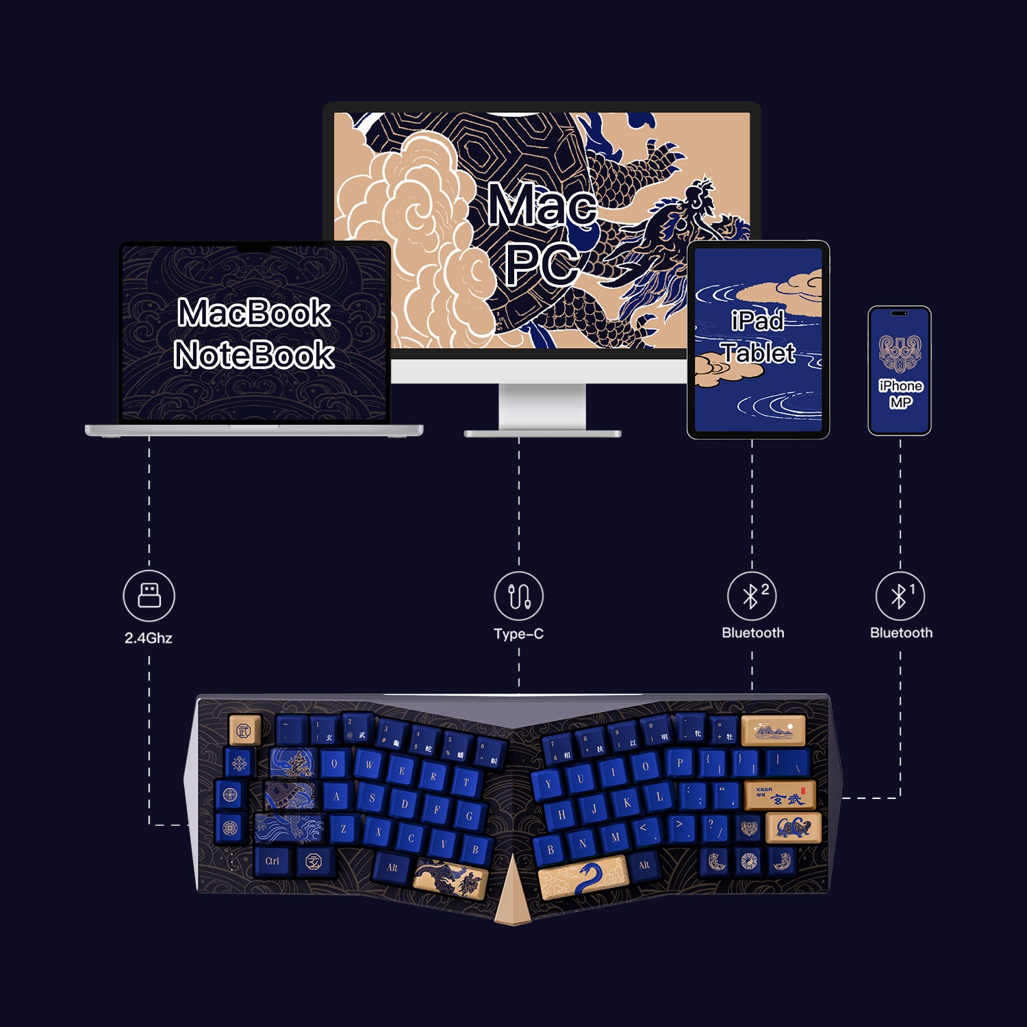 Akko Year of Snake Xuanwu Multi-mode
