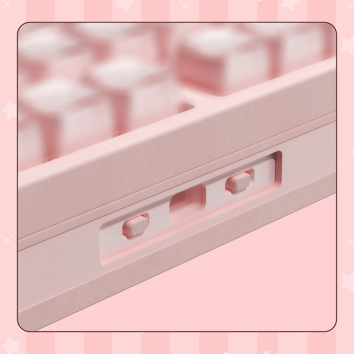 Akko Dudu and Bubu 5108 V5 Mechanical Keyboard Side Control