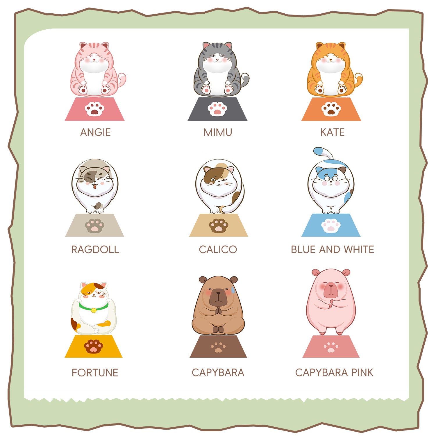 Zoom Artisan Keycap Set (9 Animals)