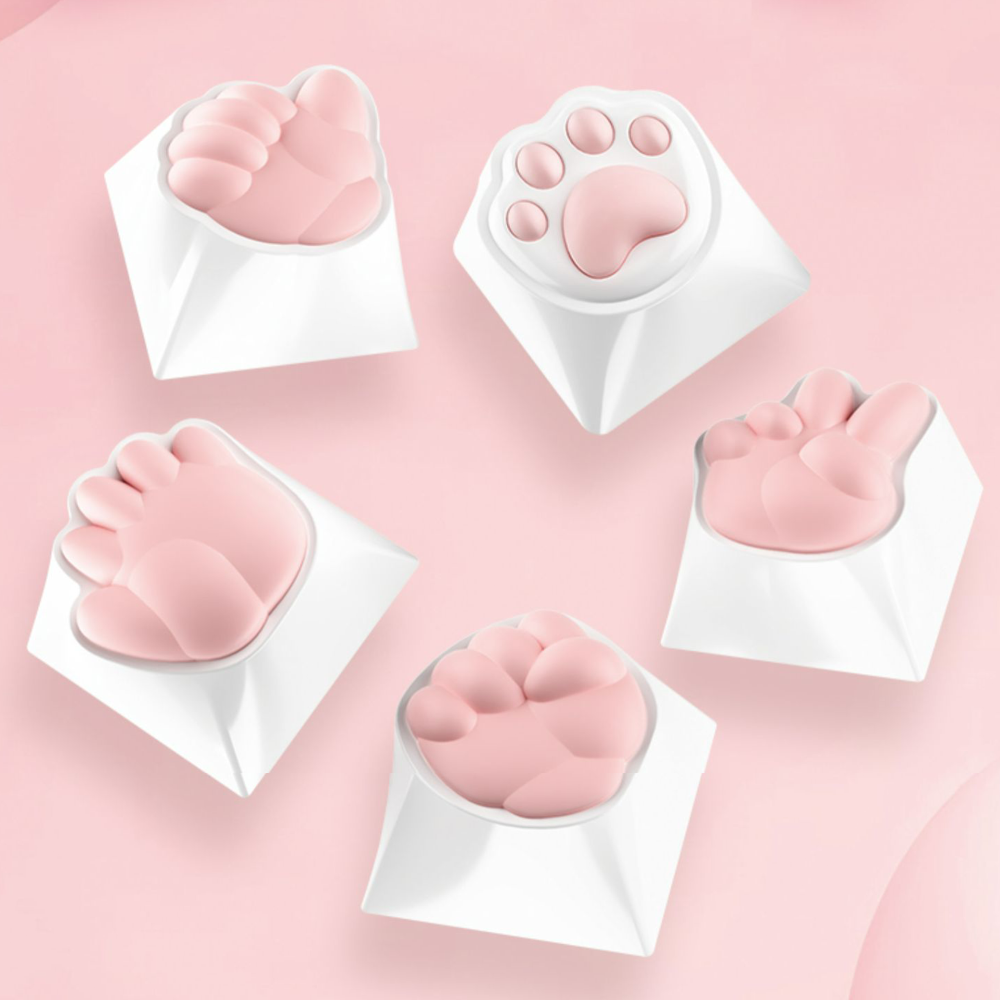 Rock Paper Scissors and Praise Artisan Keycaps