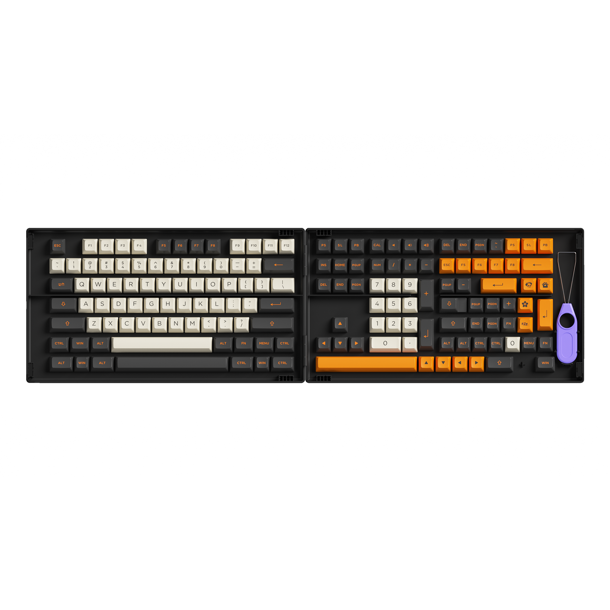 Carbon Retro Keycap Set