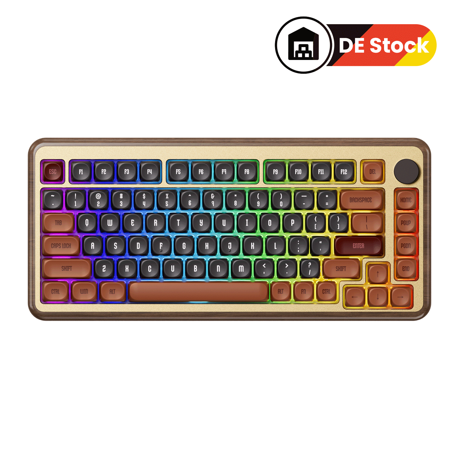 MU02 Mountain Seclusion Wooden Keyboard