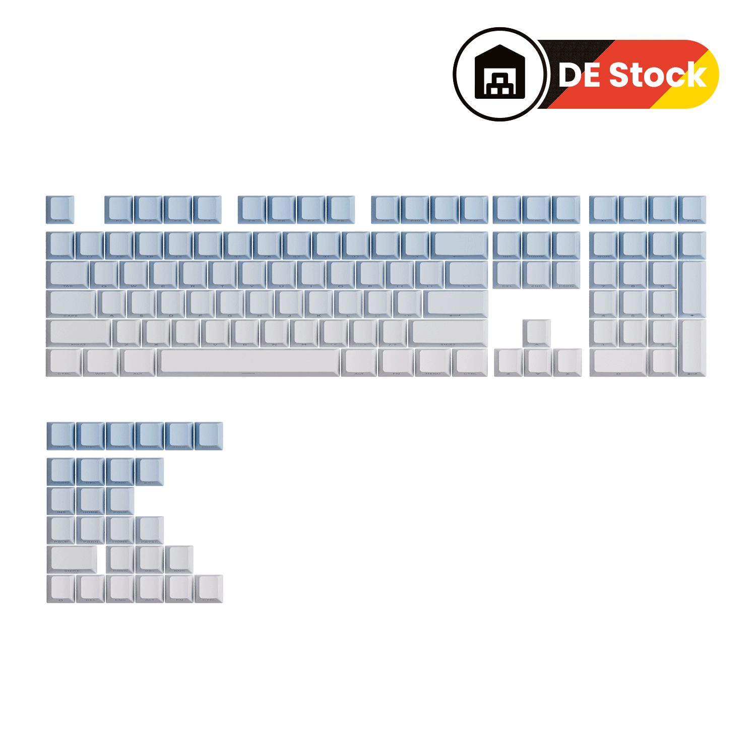 Blue Gradient Keycap Set (135-Key)