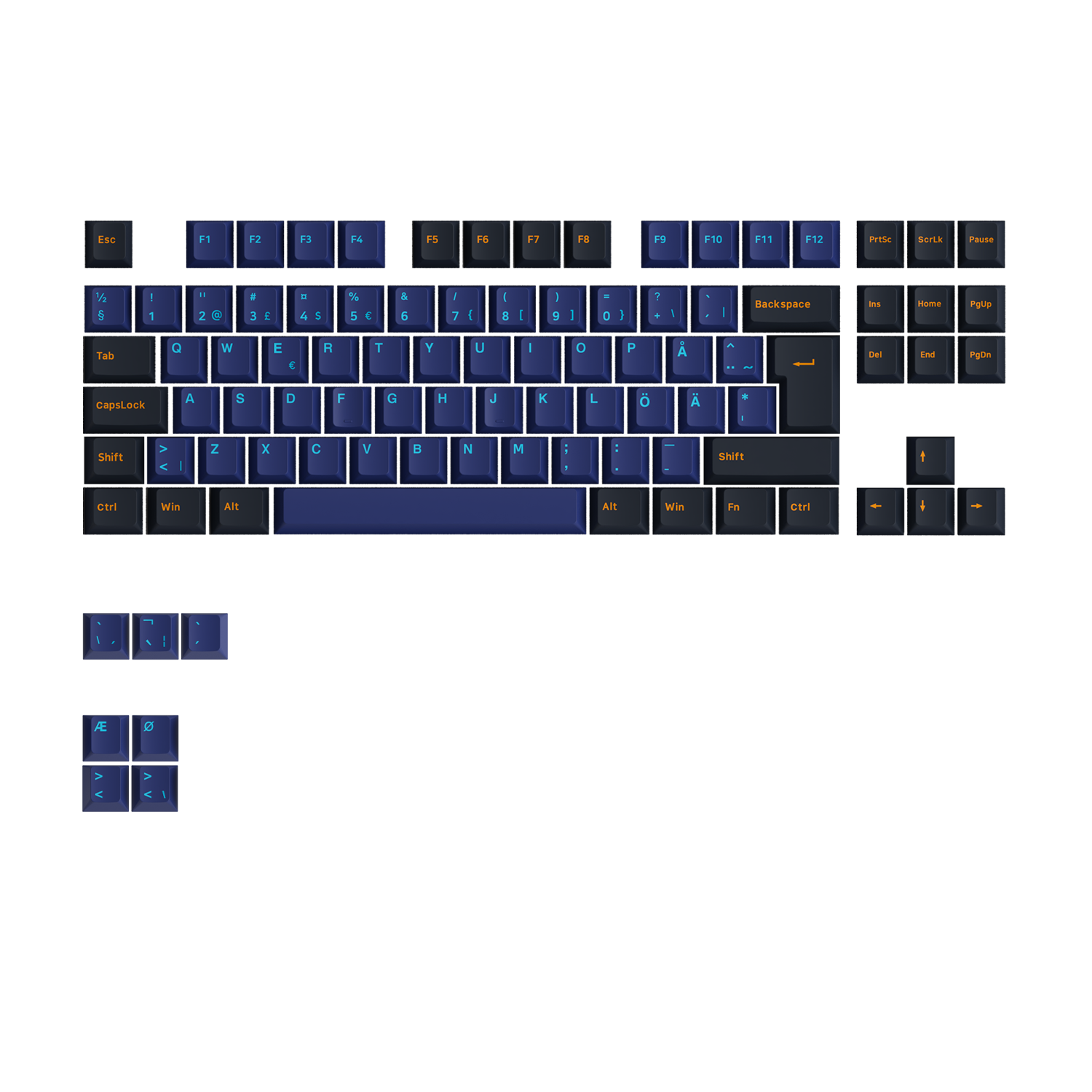 Akko Horizon ISO Nordic Keycap Set (95-key) | AKKO EU