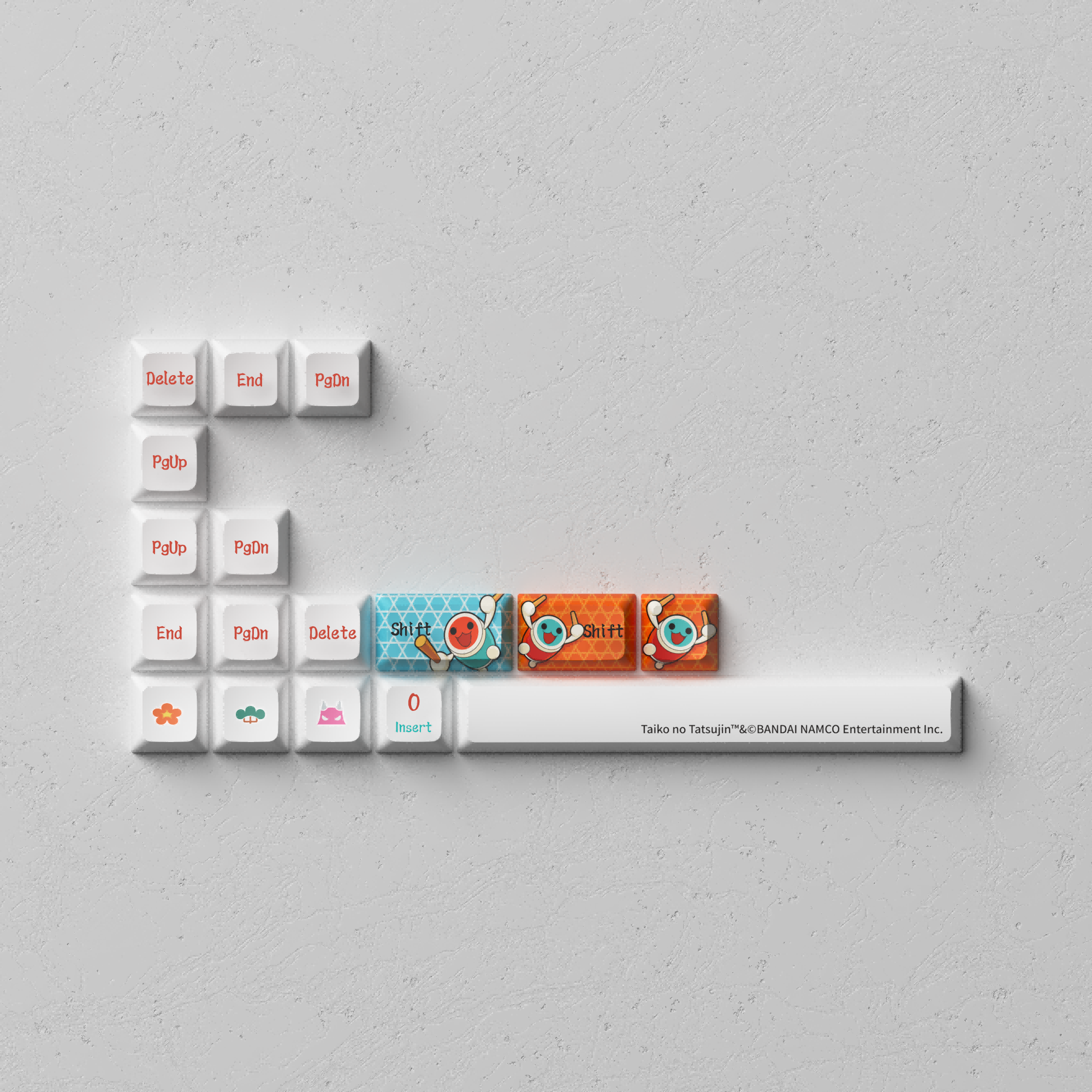 Taiko no Tatsujin Tastenkappen-Set (137 Tasten)