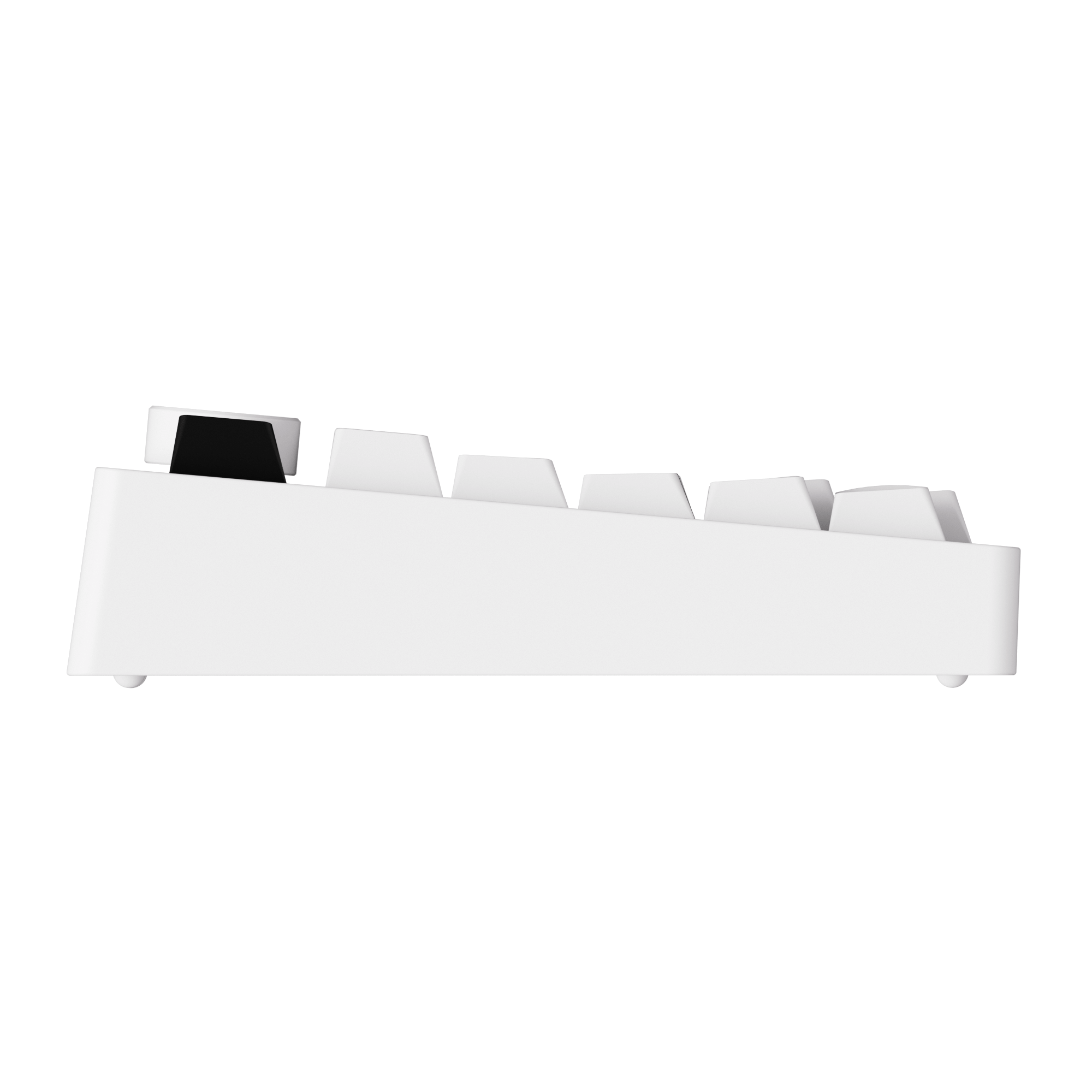 MonsGeek M1 V5- Black on White- Black & Silver