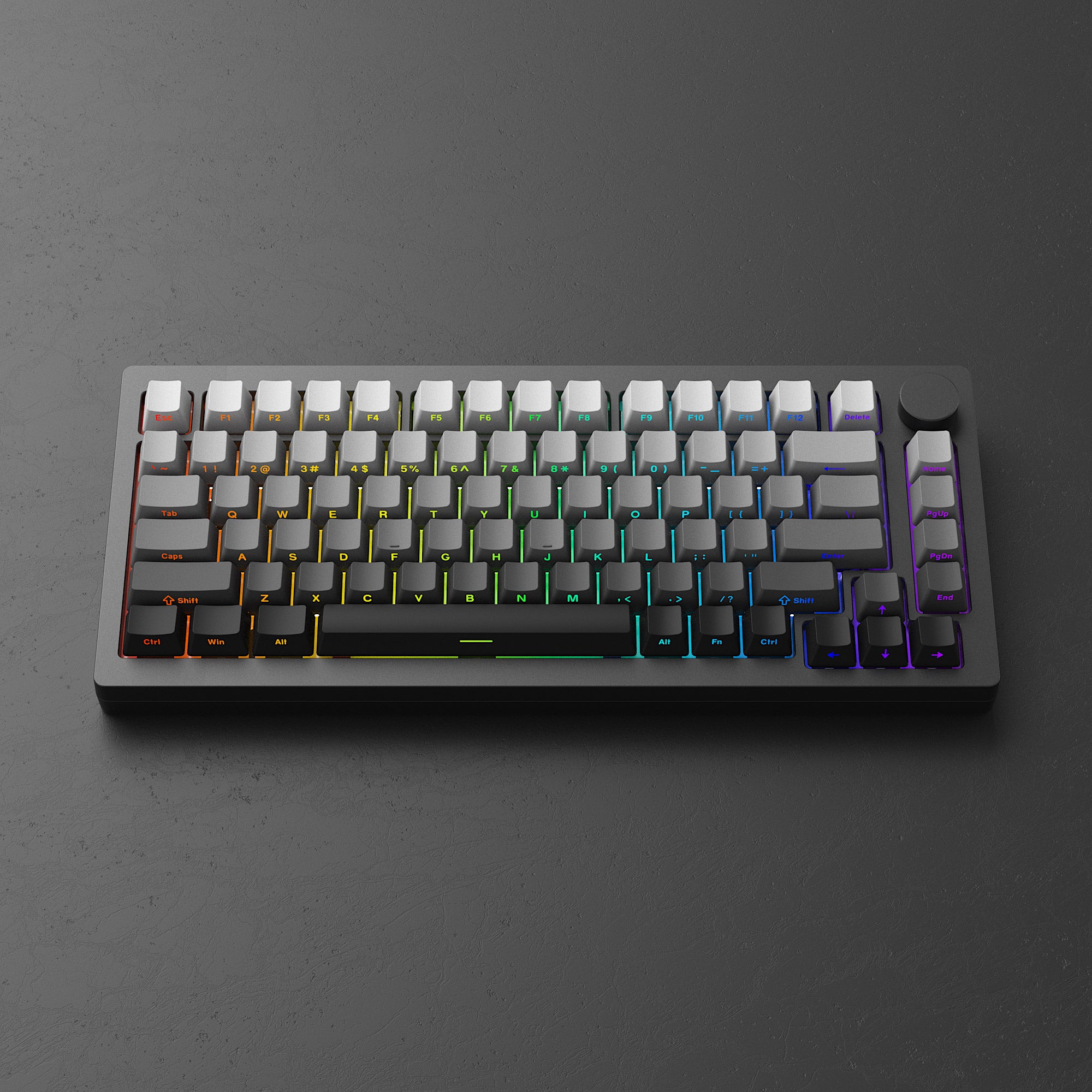black monsgeek m1w wireless hall effect keyboard