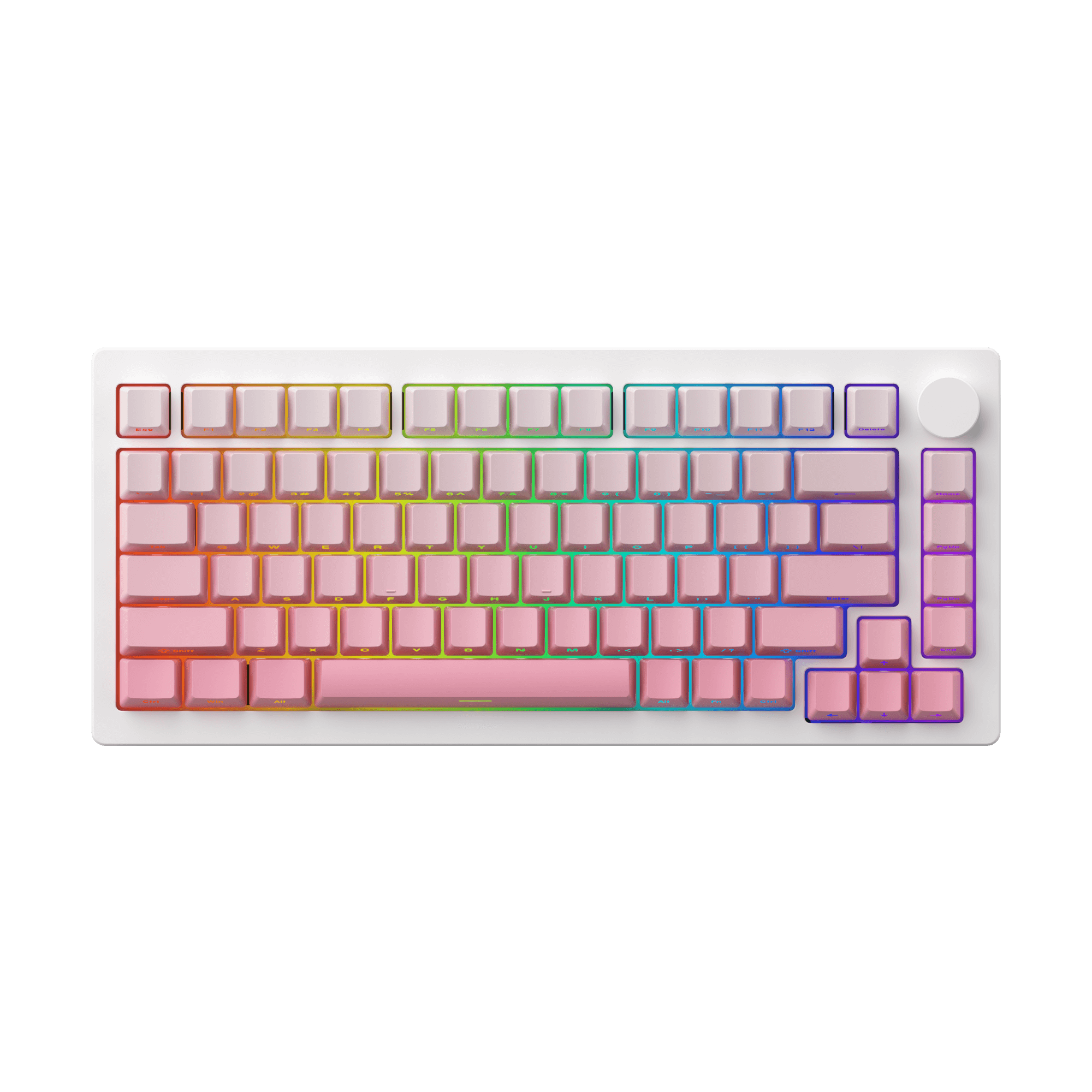 moonlight white monsgeek m1w wireless hall effect keyboard