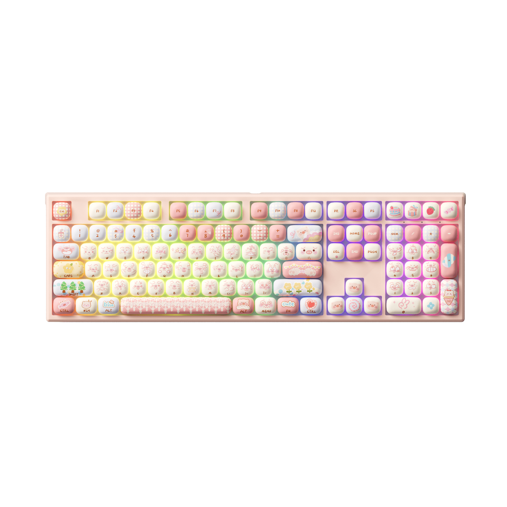 MonsGeek MG108B Piggy Party Full Size Mechanical Keyboard | AKKO EU