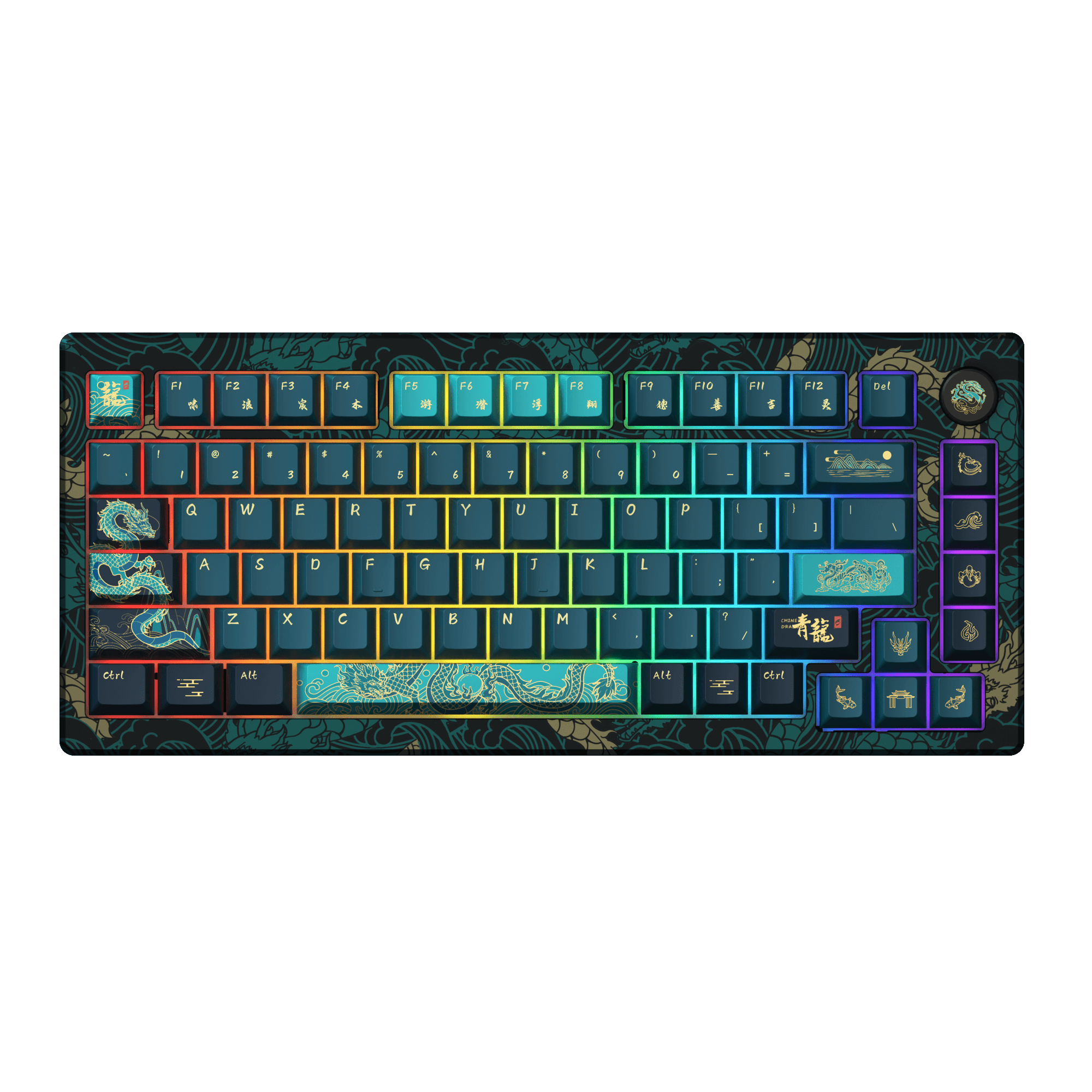 MOD 007 V3 HE Year of Dragon Hall Effect Keyboard ANSI Layout