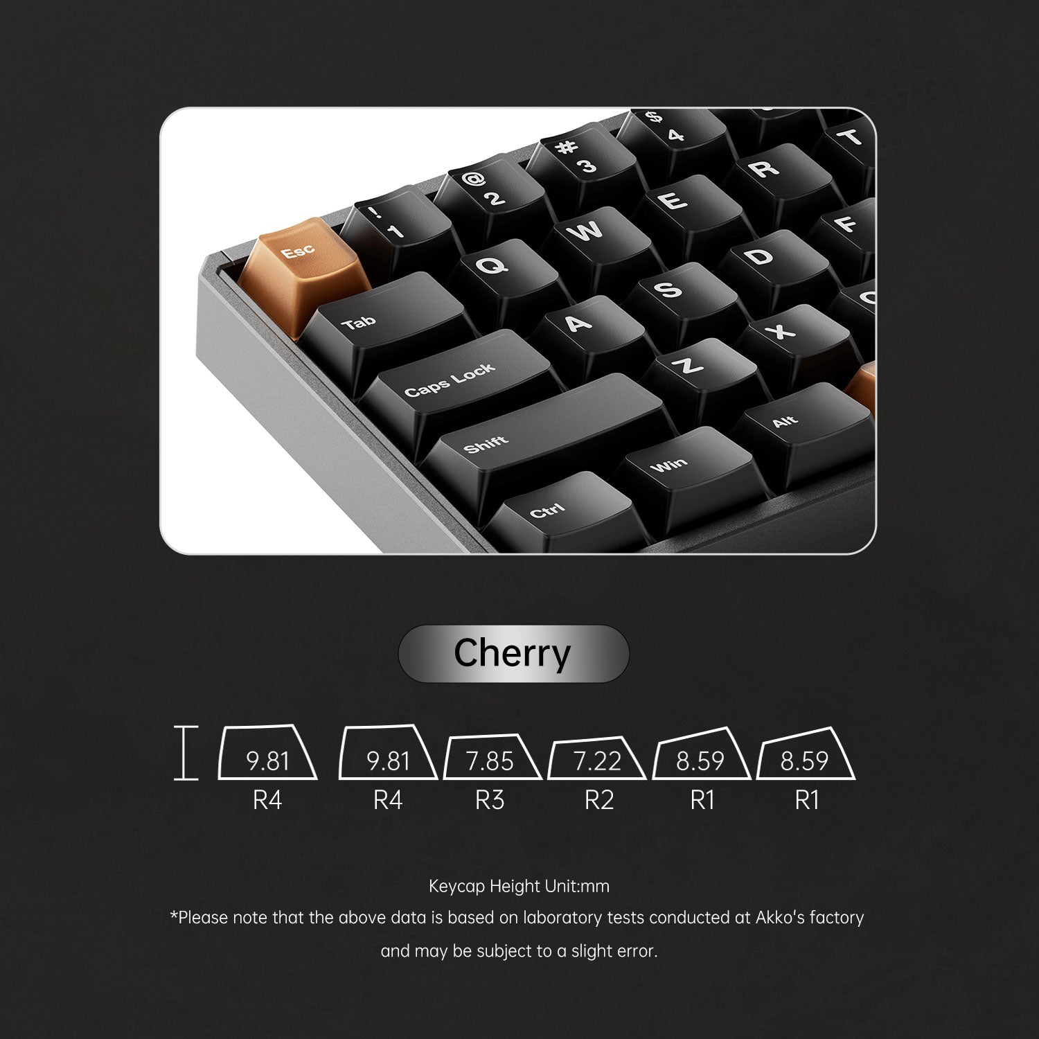 Akko MOD68 HE Magnetic Keyboard Cherry Profile Keycaps