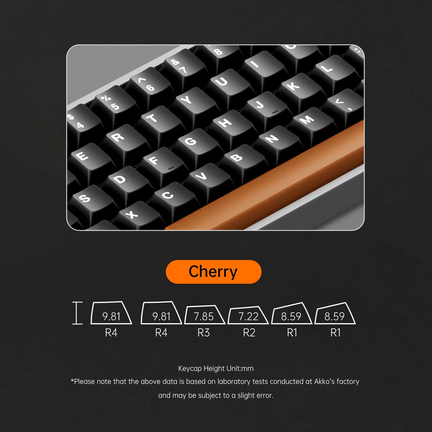 Akko MOD68 HE Magnetic Keyboard Cherry Profile Keycaps