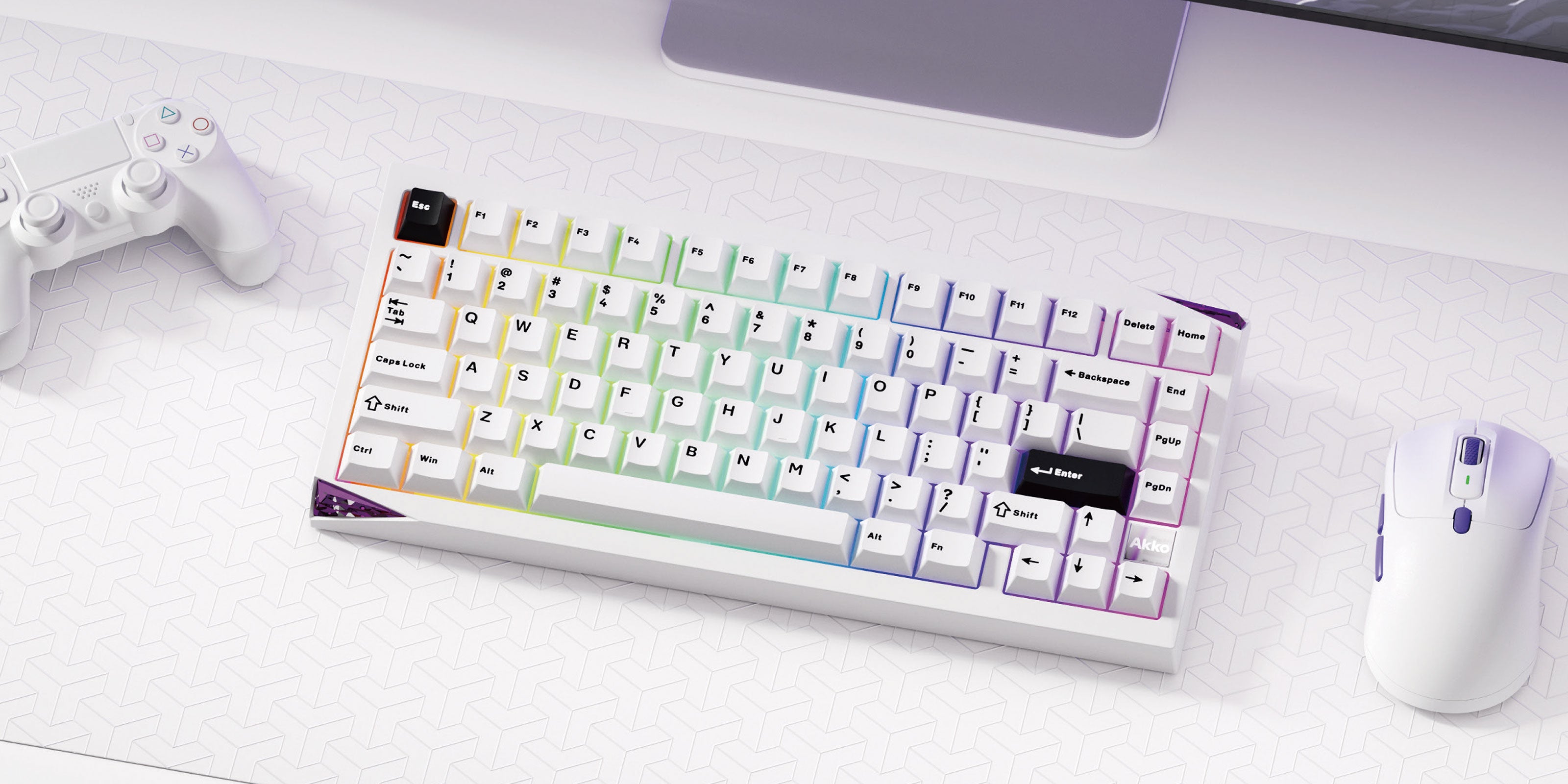 Akko Mineral 01 VIA Custom Mechanical Keyboard WOB