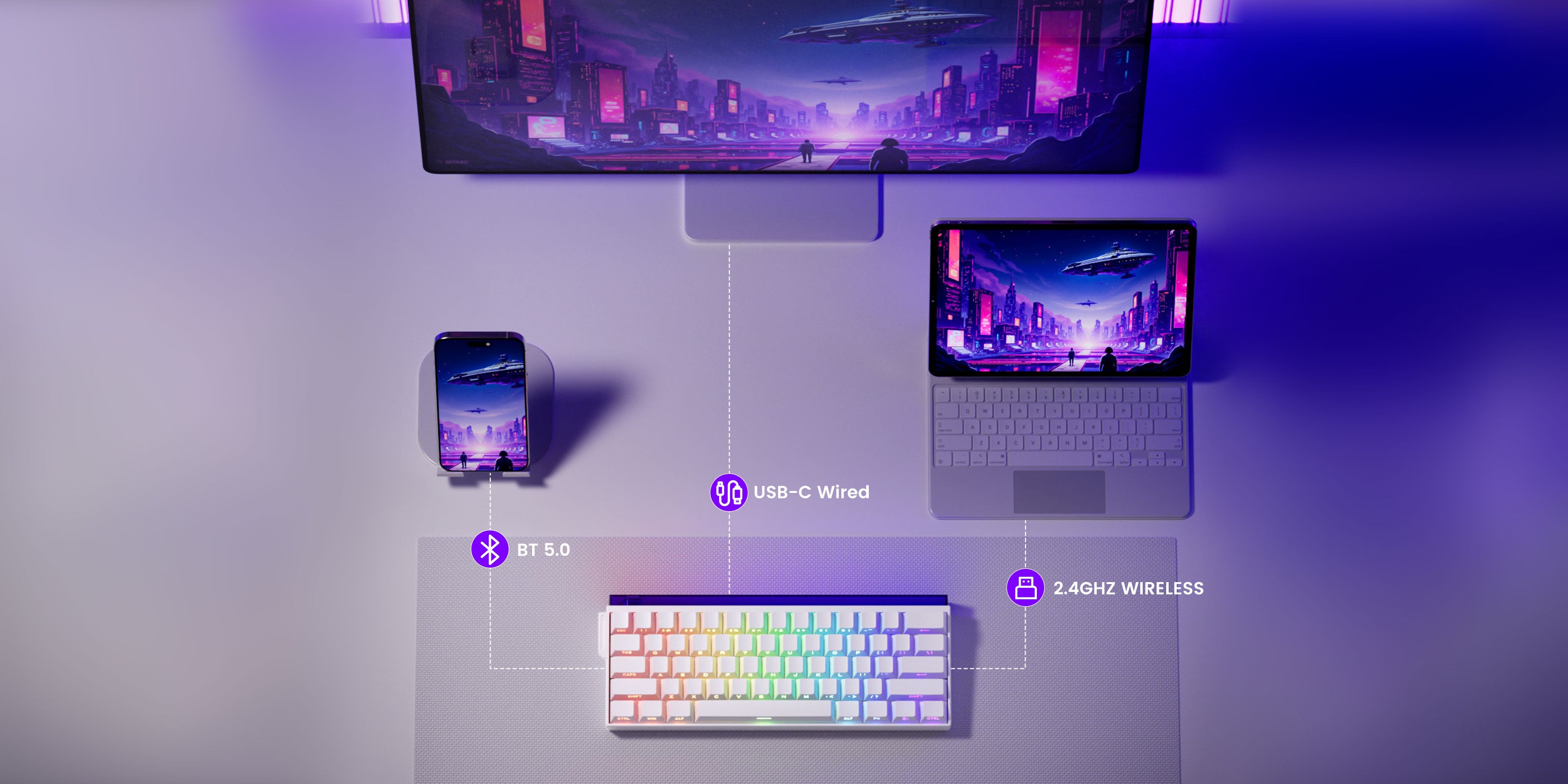 Shine60 HE Magnetic Keyboard Multi-mode