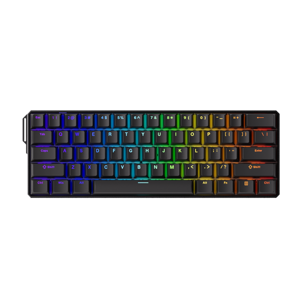 FUN60 Ultra Black Magnetic Keyboard