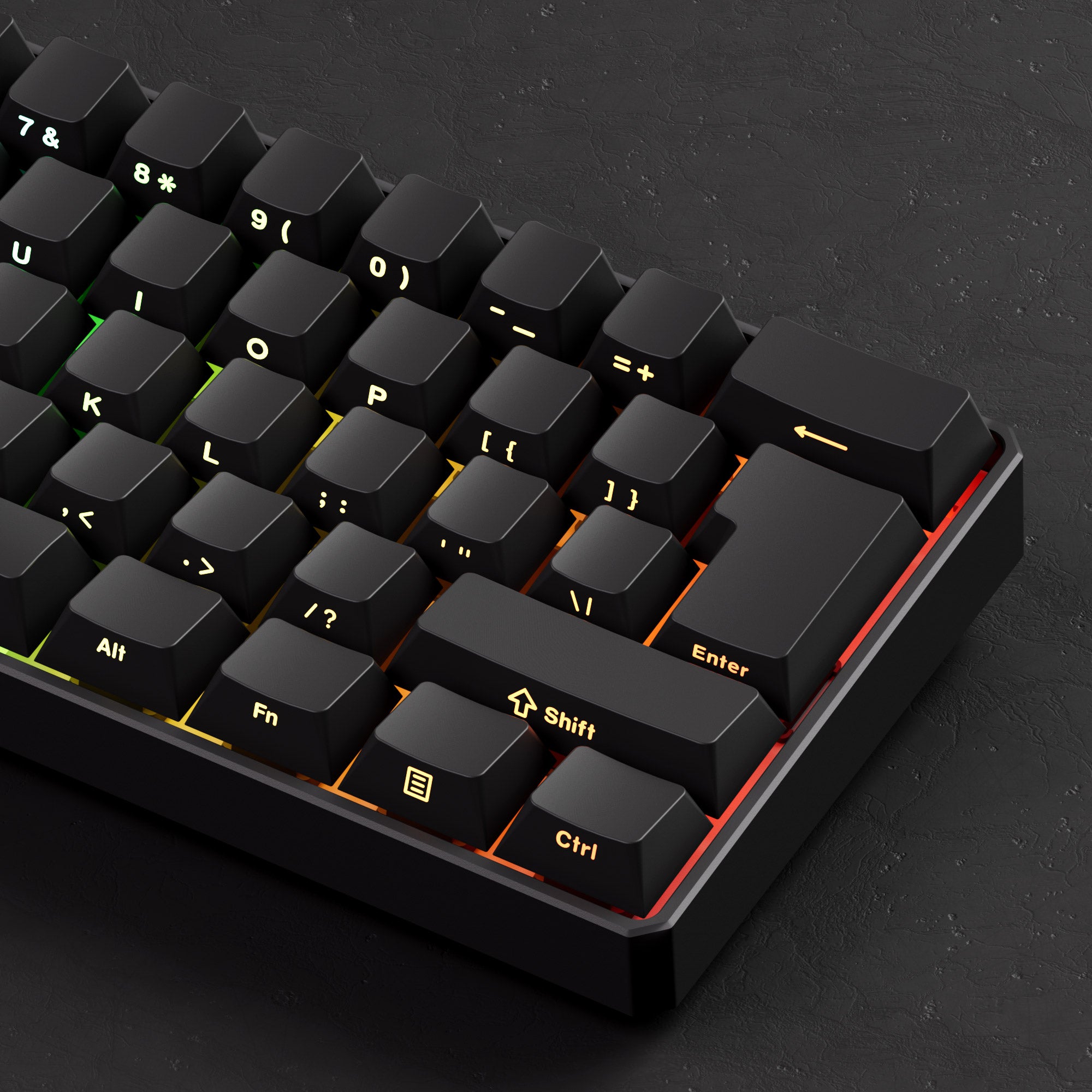 FUN60 Ultra ISO HE Magnetic Keyboard Details