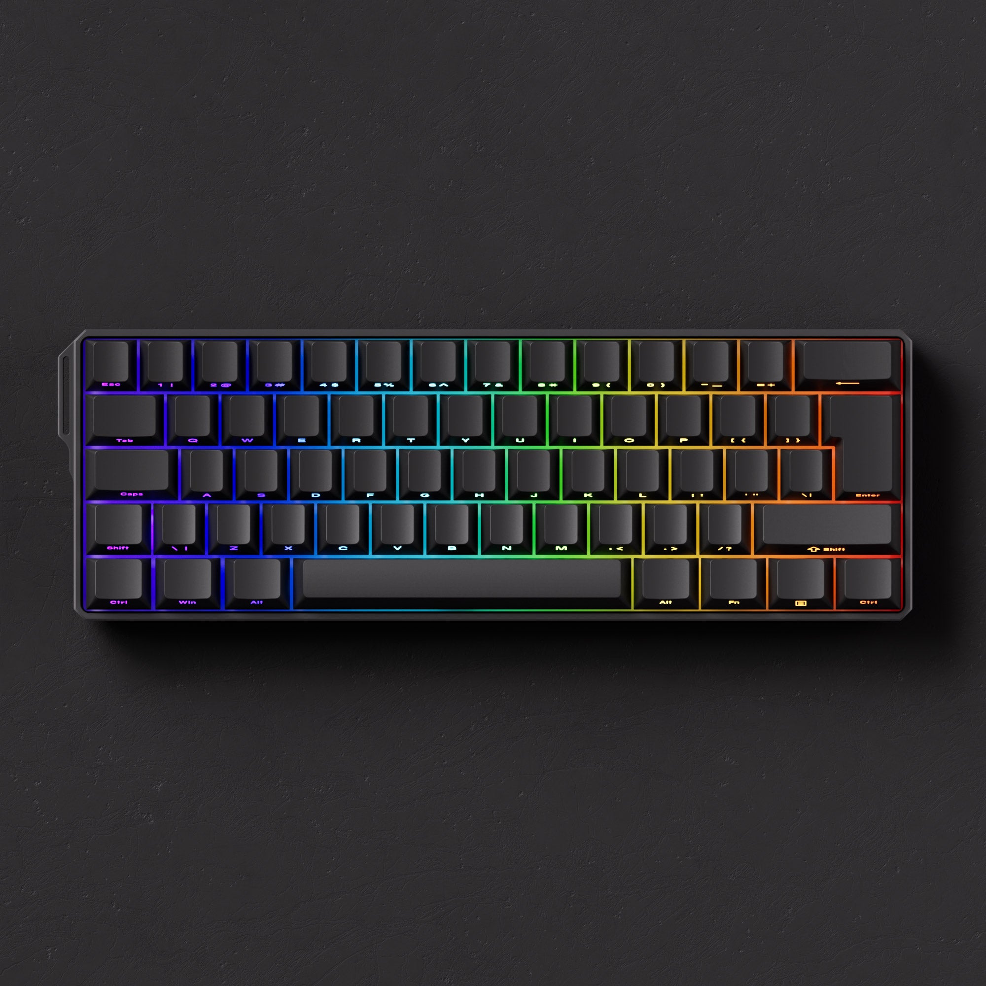 FUN60 Ultra ISO HE Magnetic Keyboard With RGB On