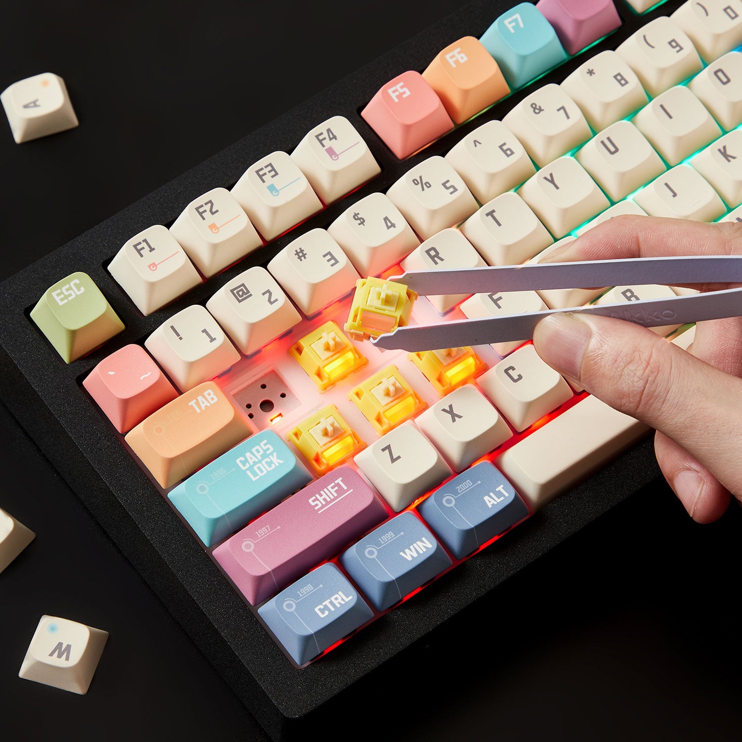 Clavier mécanique MonsGeek M1 V5 Contour Lines