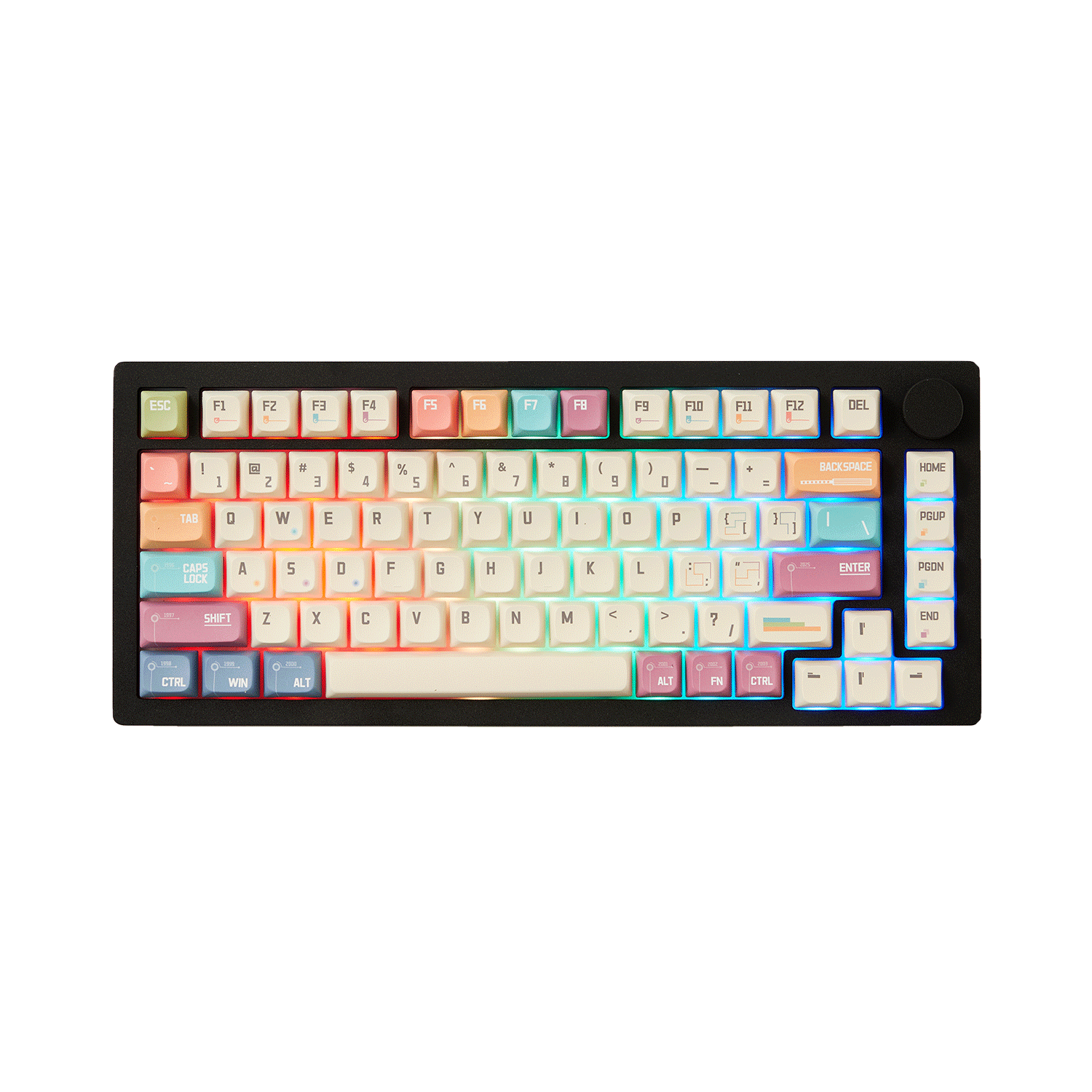 Clavier mécanique MonsGeek M1 V5 Contour Lines
