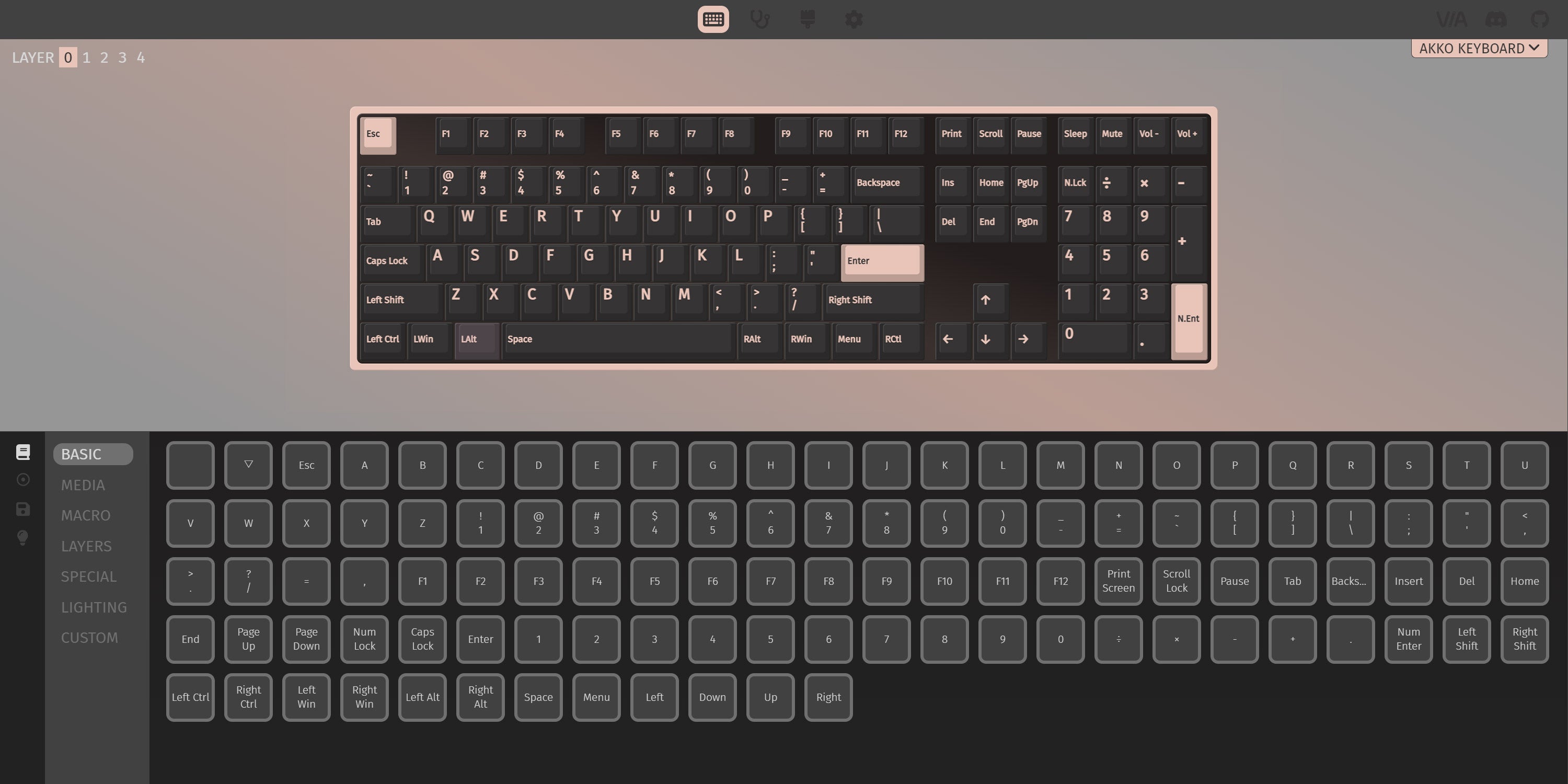 MonsGeek M2 V5 VIA Custom Mechanical Keyboard Support VIA