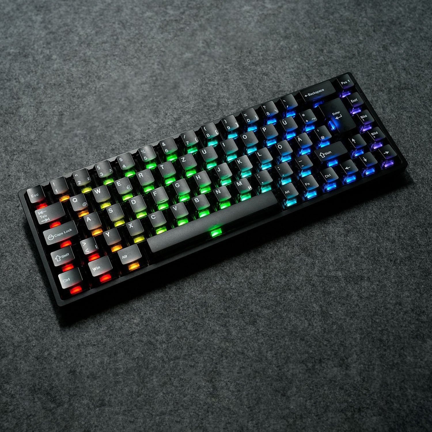 Monsgeek FUN68 ISO HE Keyboard with RGB Left Side