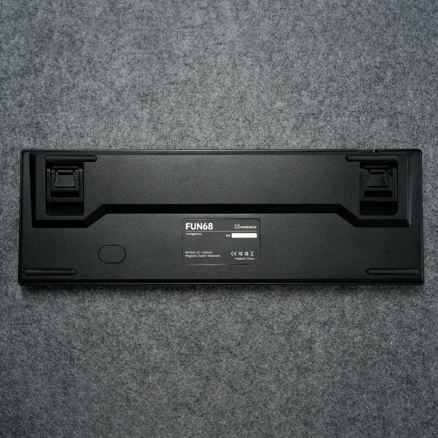 Monsgeek FUN68 ISO HE Keyboard Back Details