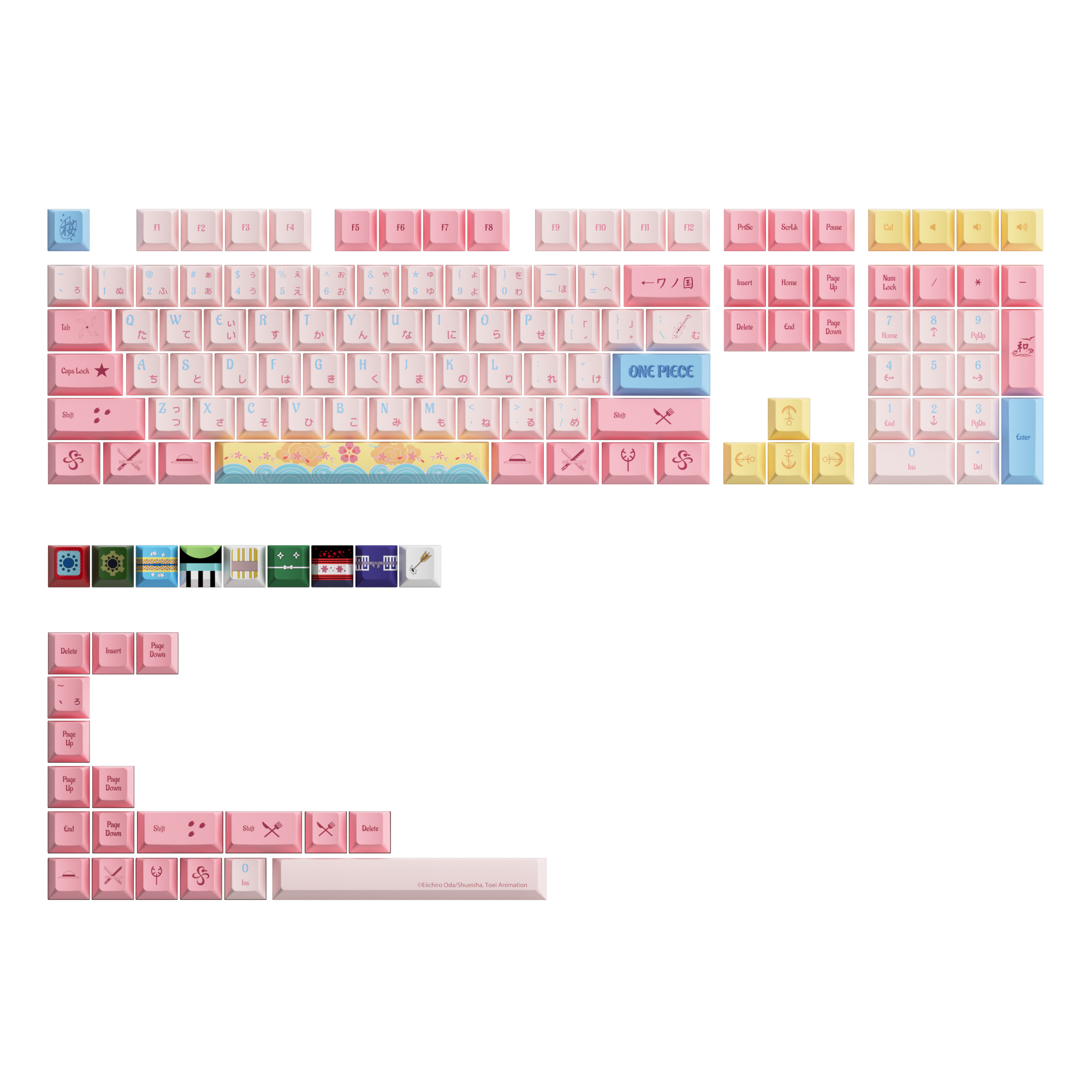 One Piece Wano Country Keycap Set(136-key)