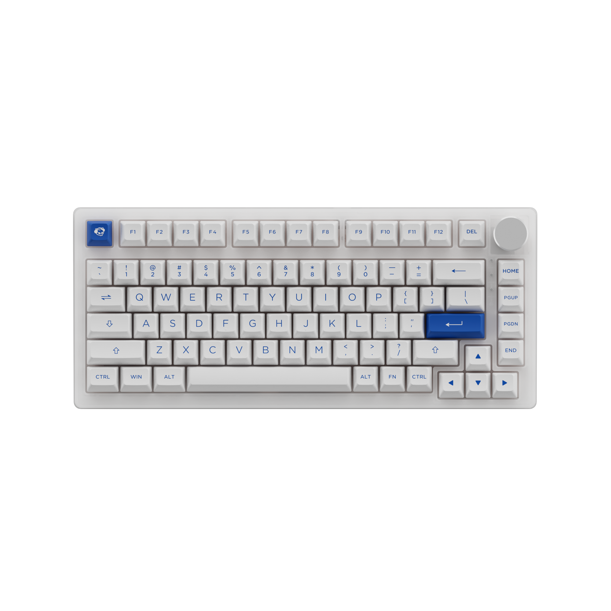 Bleu sur blanc PC75B Plus