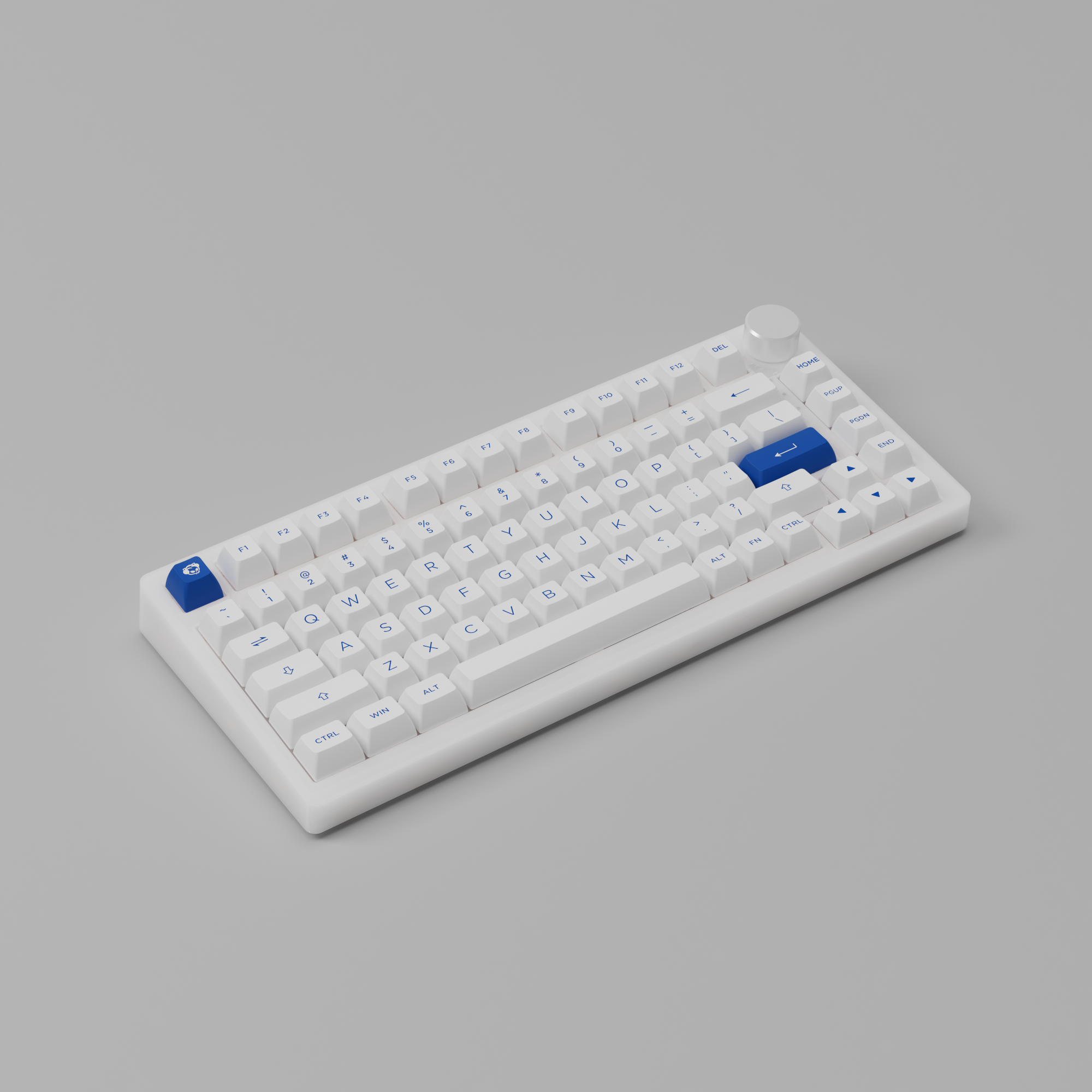Bleu sur blanc PC75B Plus