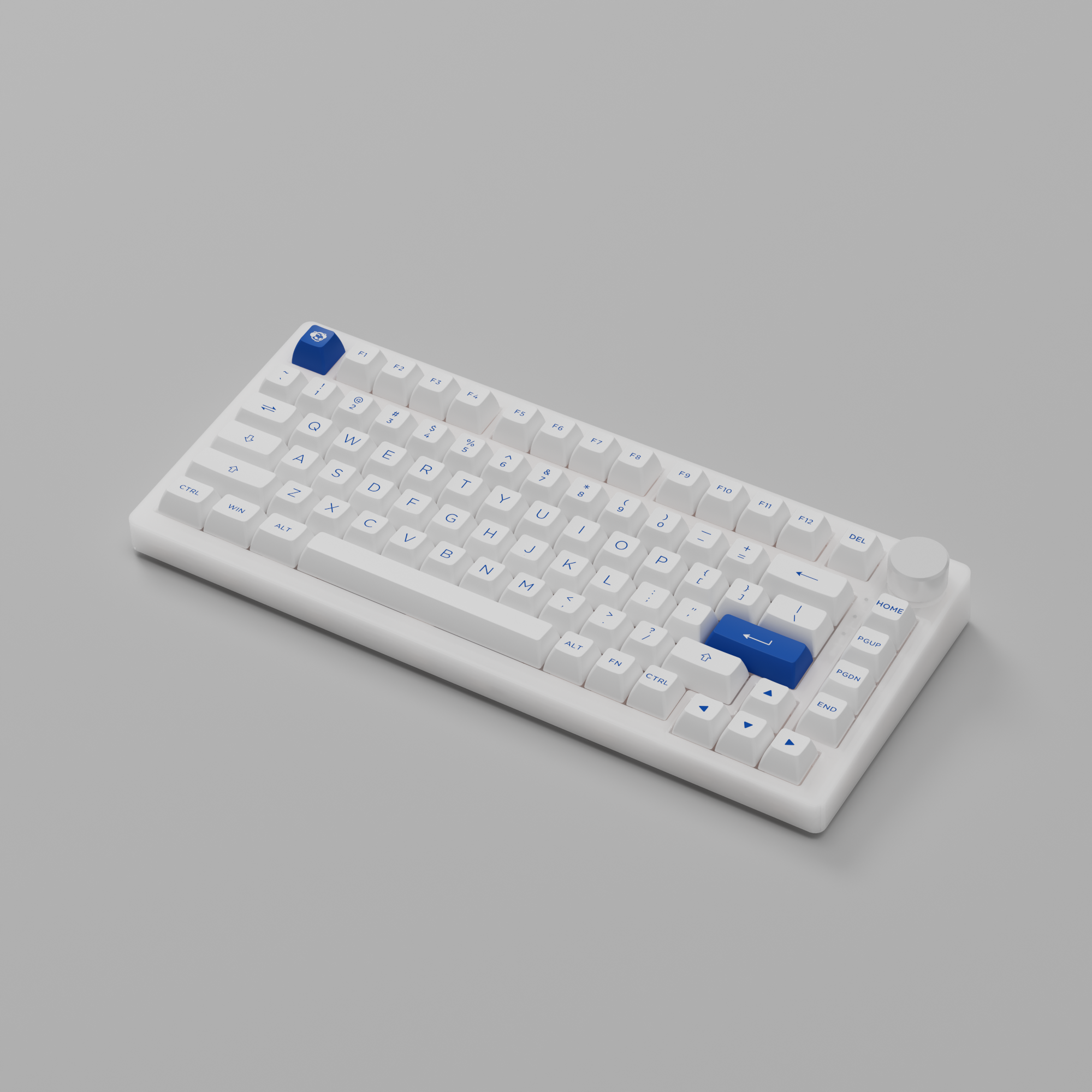 Bleu sur blanc PC75B Plus