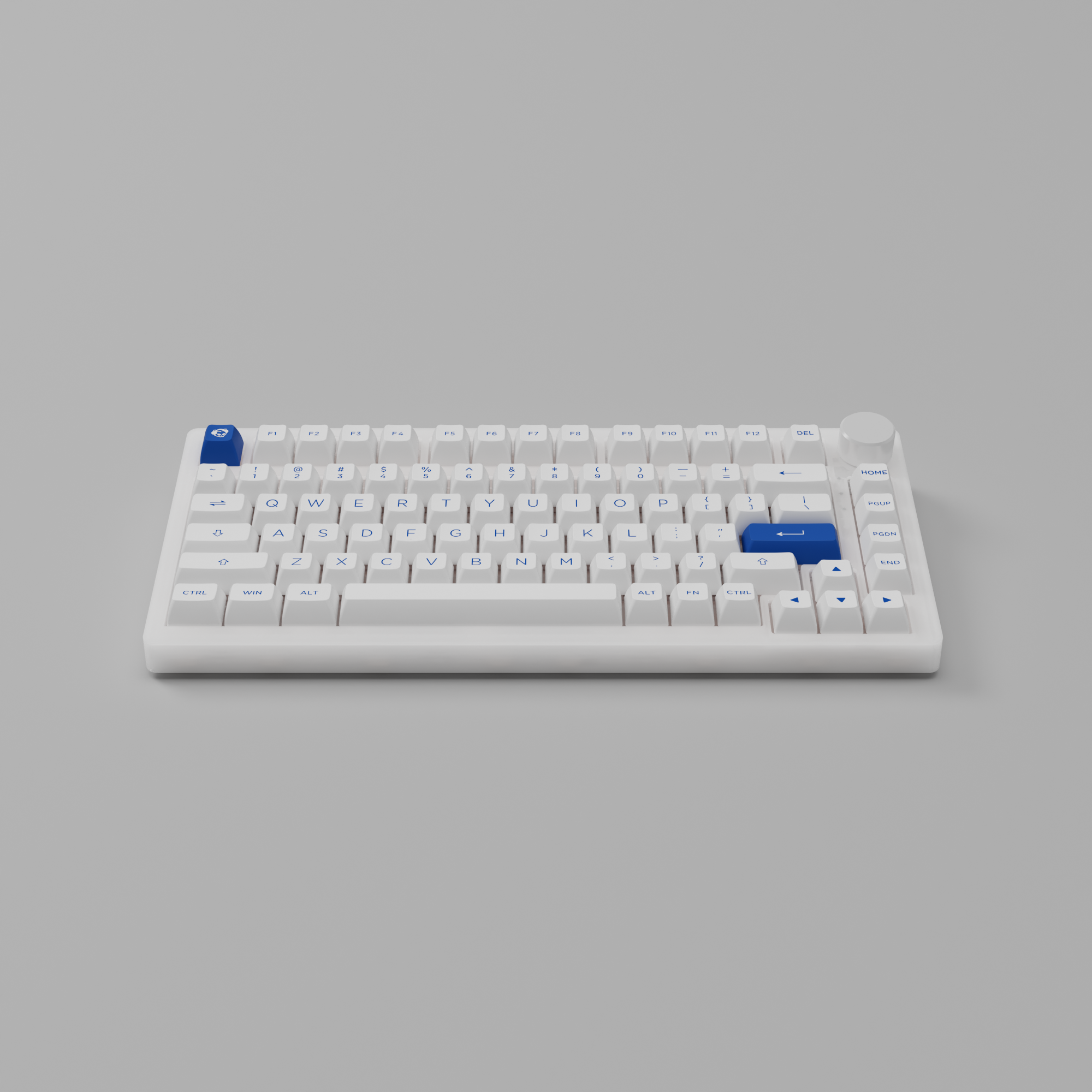 Bleu sur blanc PC75B Plus