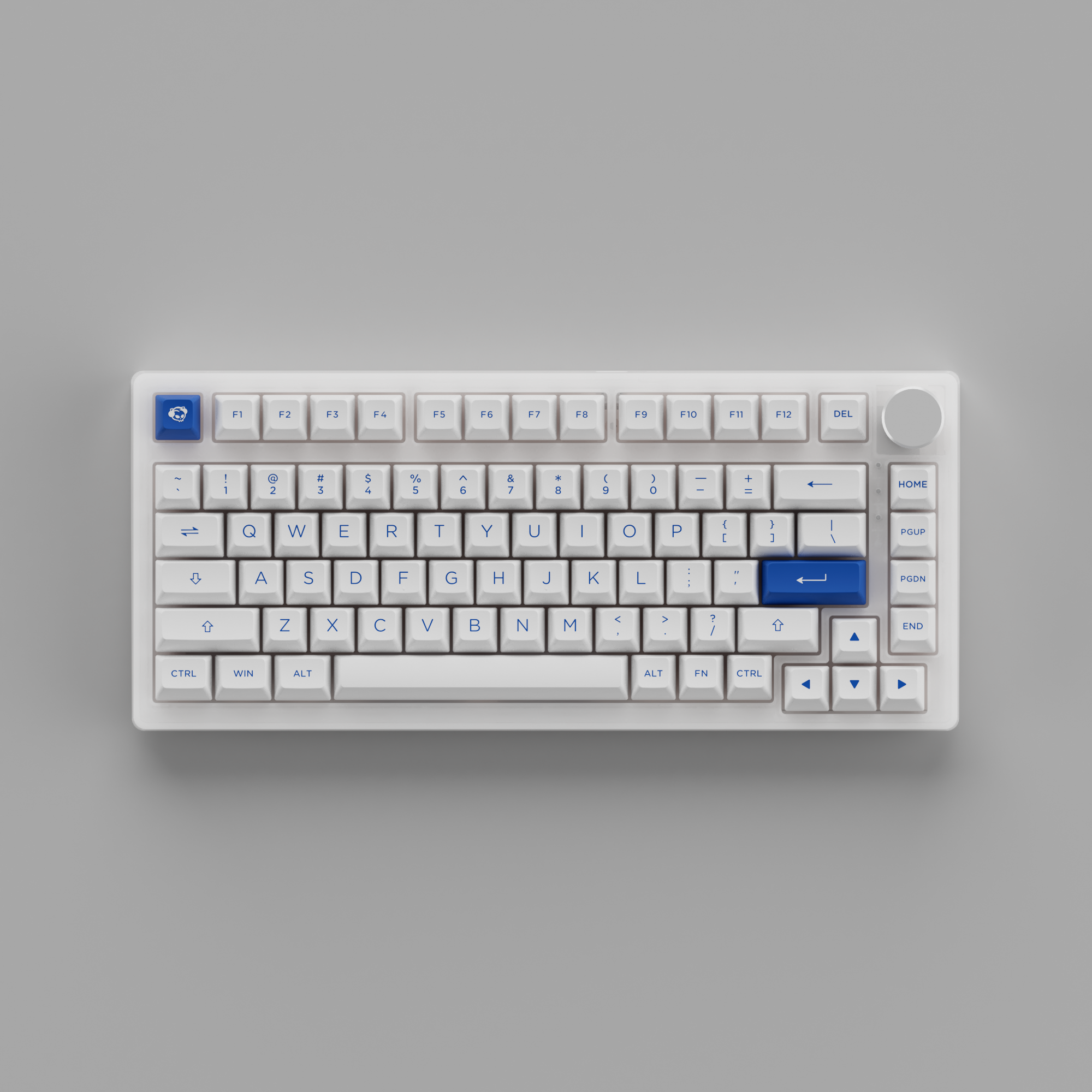 Bleu sur blanc PC75B Plus